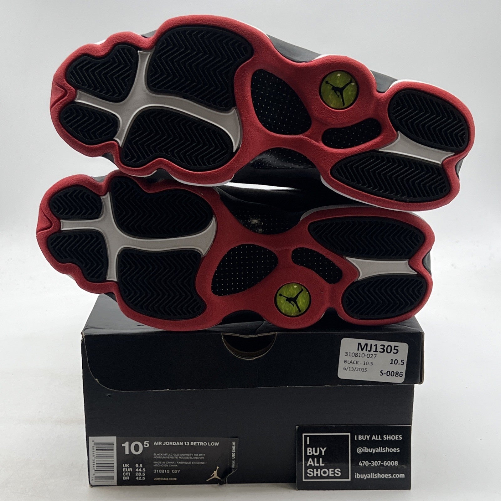 Size 10.5 - Air Jordan 13 Retro Low Bred (310810-027)