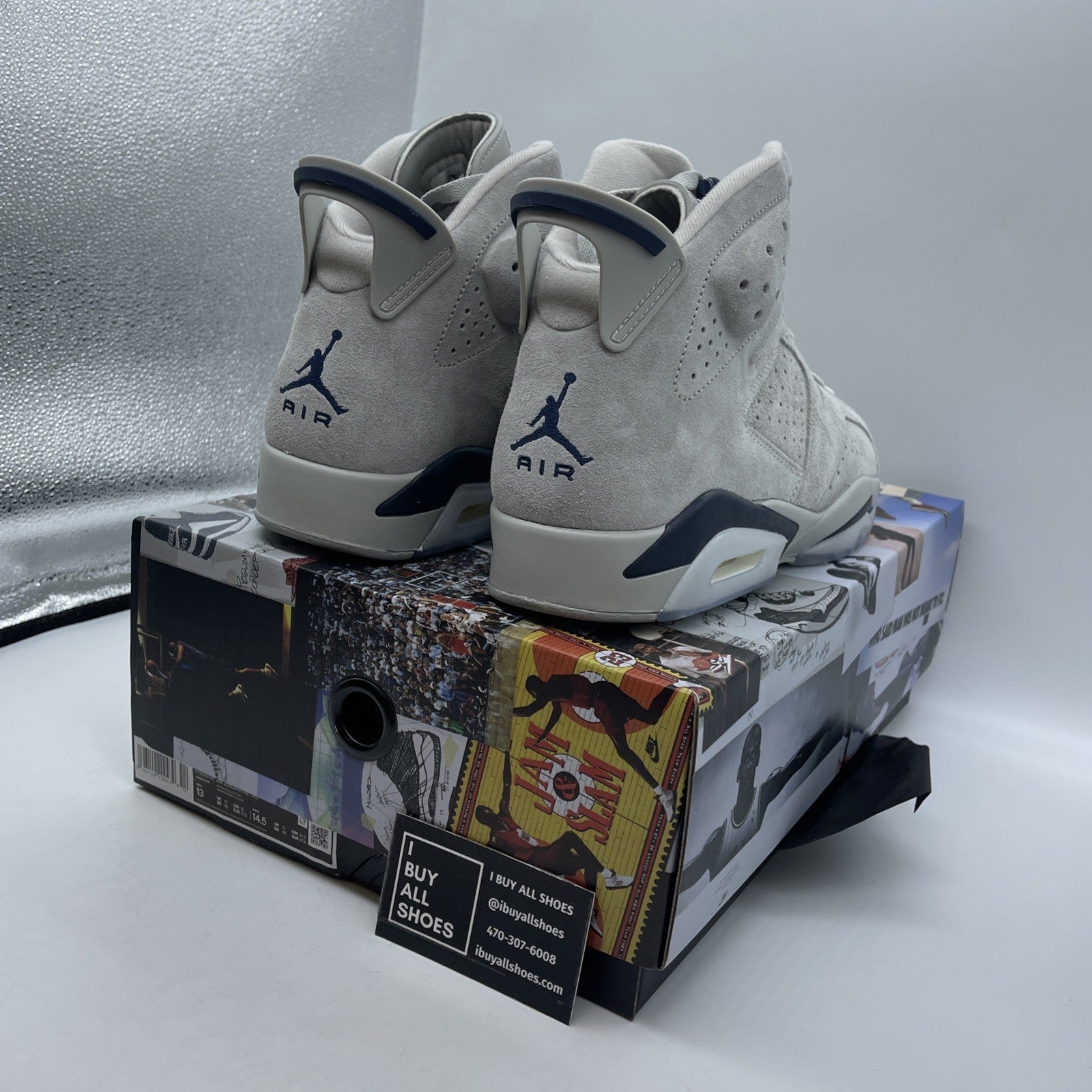 Size 13 - Air Jordan 6 Retro Mid Georgetown (CT8529-012)