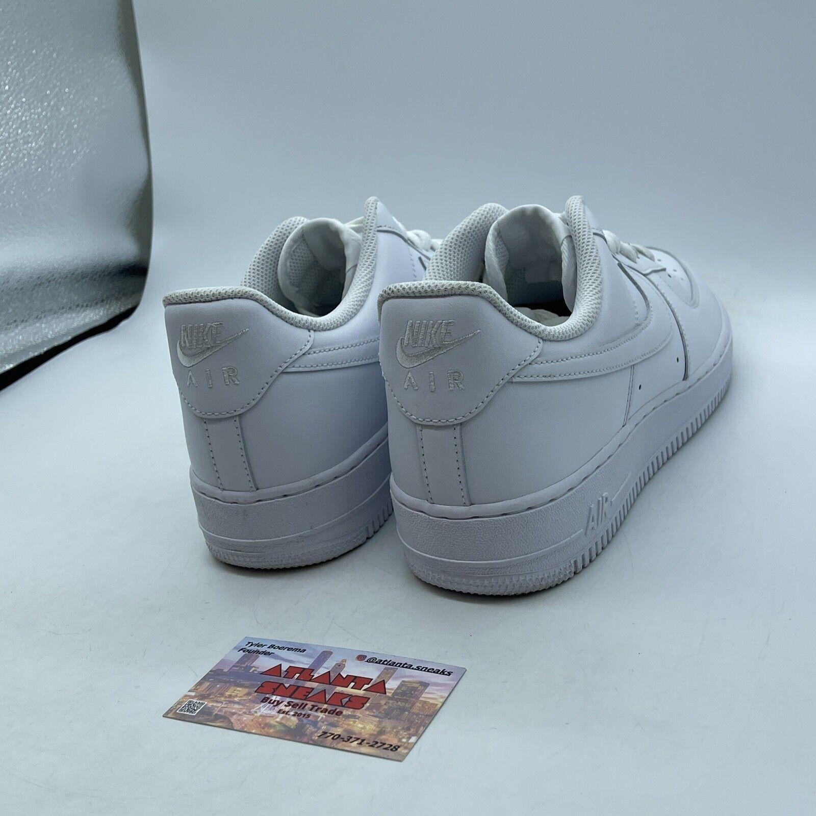 Size 9.5 - Nike Air Force 1 '07 Low Triple White Leather (CW2288-111)