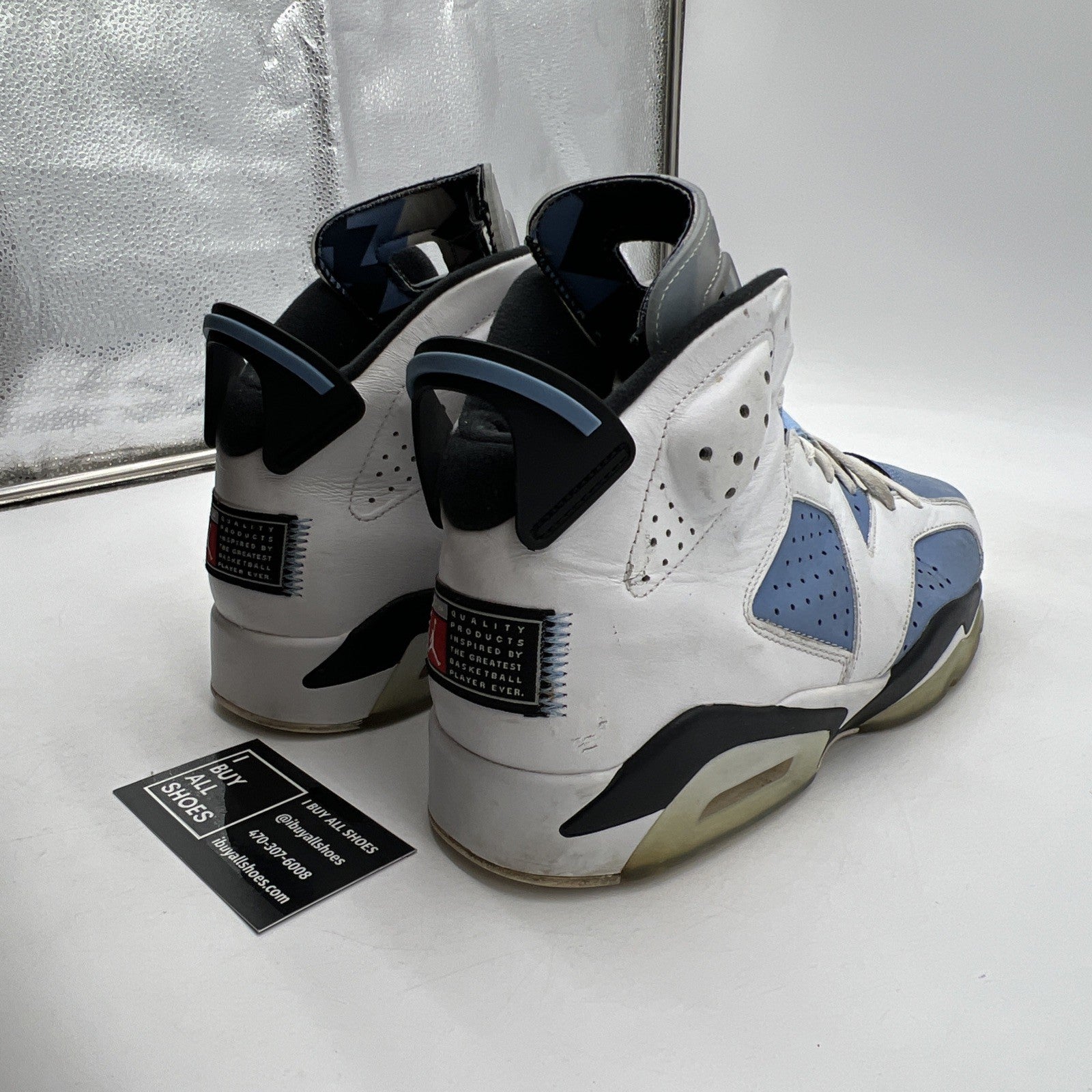 Size 12 - Air Jordan 6 Retro Mid UNC Home (CT8529-410)