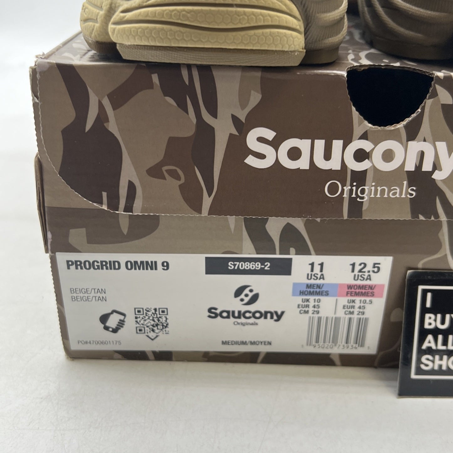 Size 11 - Saucony Starcow x ProGrid Omni 9 Desert (S70869-2)