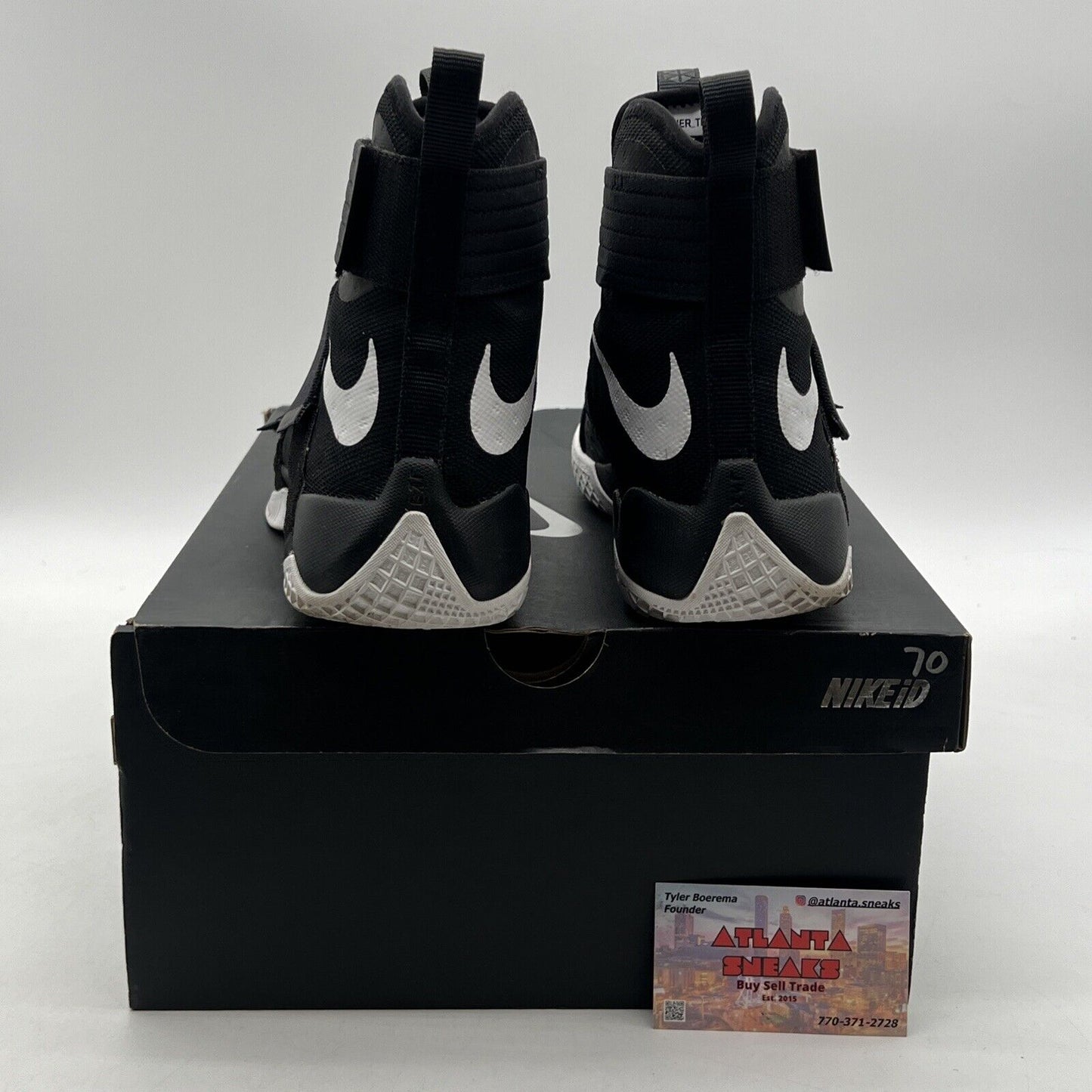 Size 9.5 - NIKE iD By You ZOOM AIR LEBRON SOLDIER