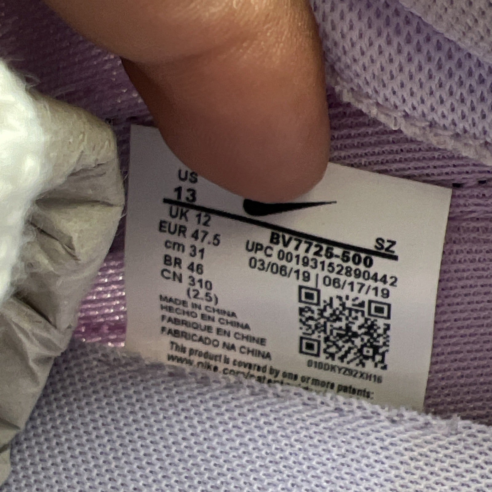 Size 13 - Nike Daybreak SP Lavender (BV7725-500)