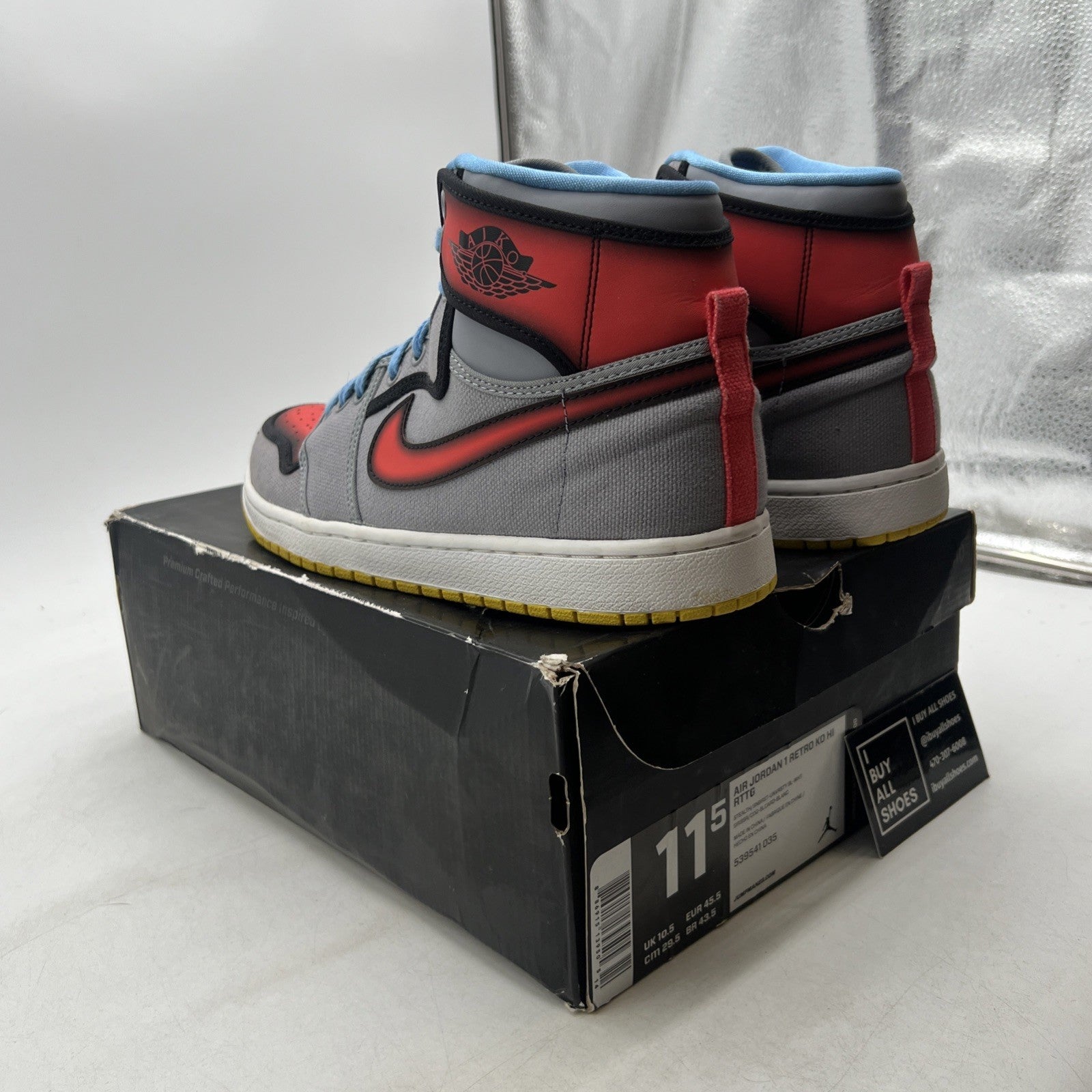 Size 11.5 - Jordan AJKO Retro RTTG High Barcelona (539541-035)