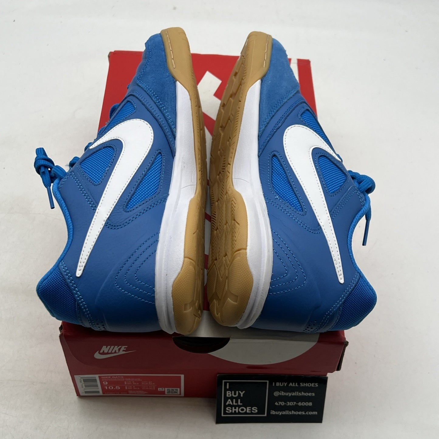 Size 9 - Nike Gato Photo Blue Gum (HQ6019-400)