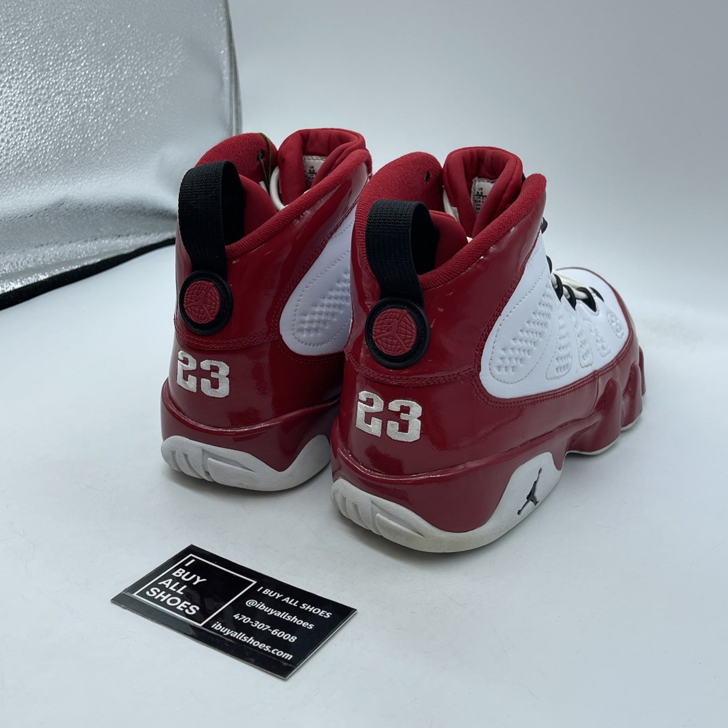 Size 9.5 - Air Jordan 9 Retro Gym Red White Black Leather (302370-160)