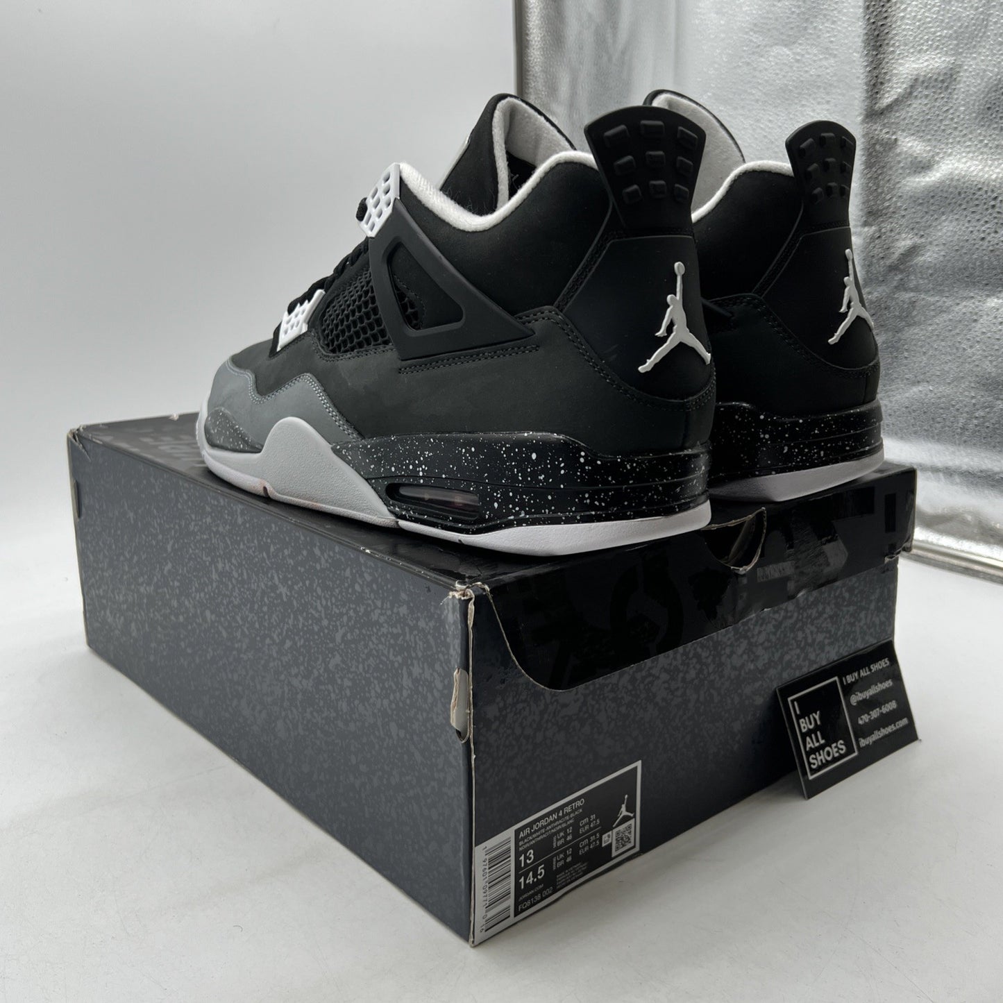 Size 13 - Air Jordan 4 Retro 2024 Fear (FQ8138-002)