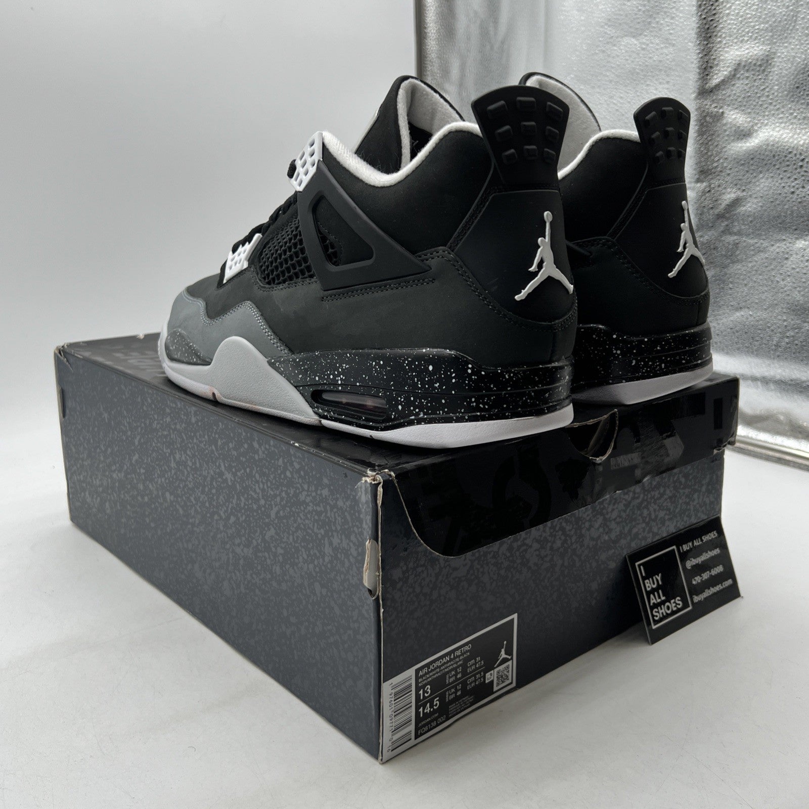 Size 13 - Air Jordan 4 Retro 2024 Fear (FQ8138-002)