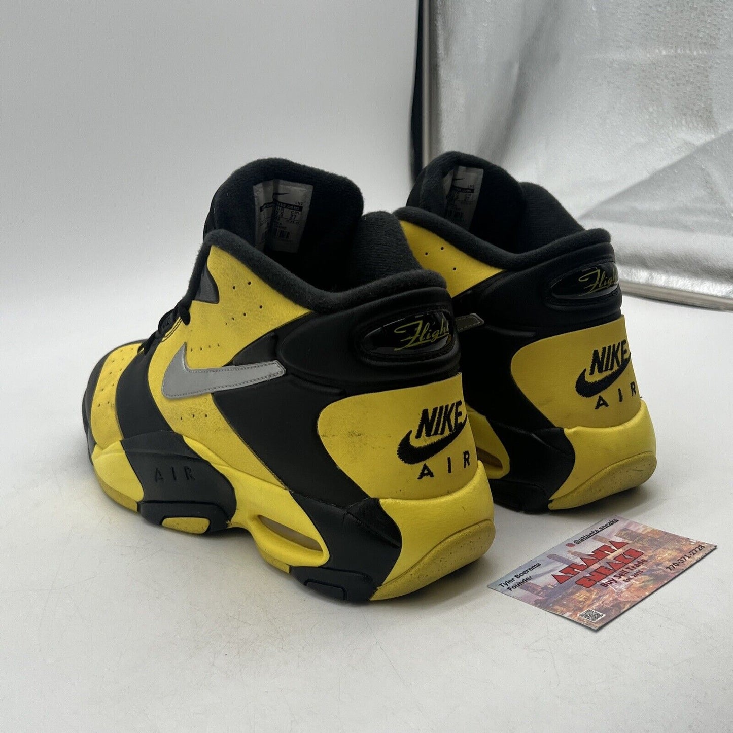 Size 9 - Nike Air Up '14 Black Yellow Strike