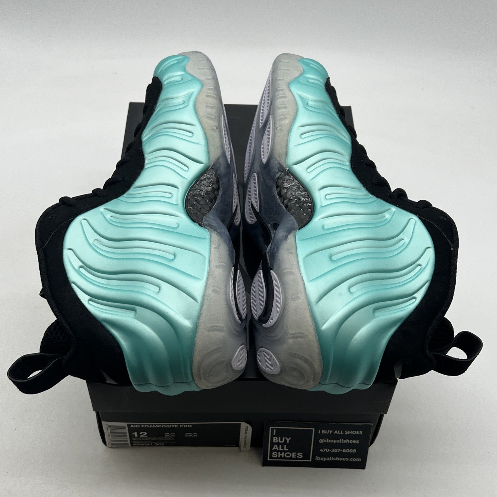 Size 12 - Nike Air Foamposite Pro Island Green (624041-303)