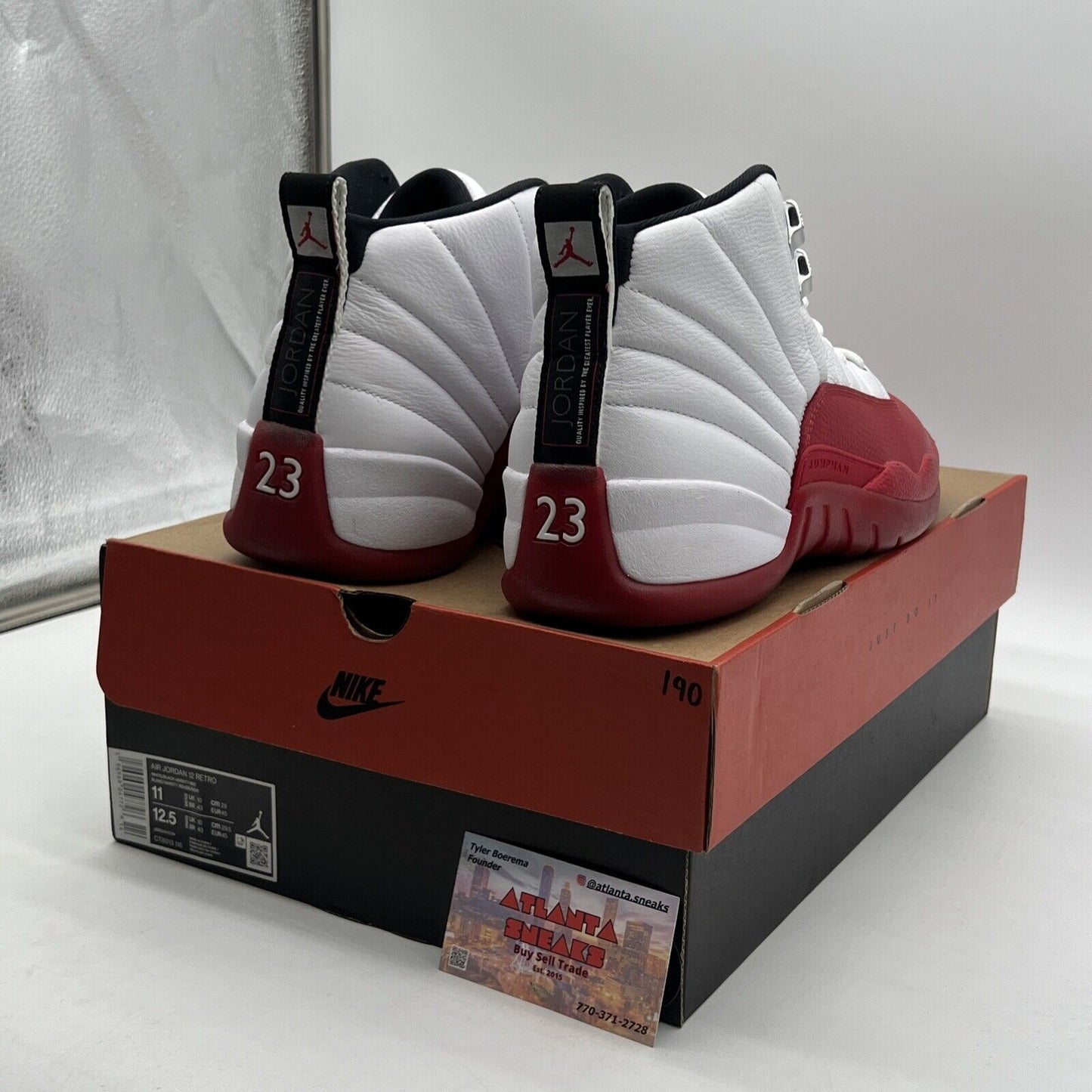 Size 11 - Jordan 12 Retro 2023 Mid Cherry White Leather (CT8013-116)