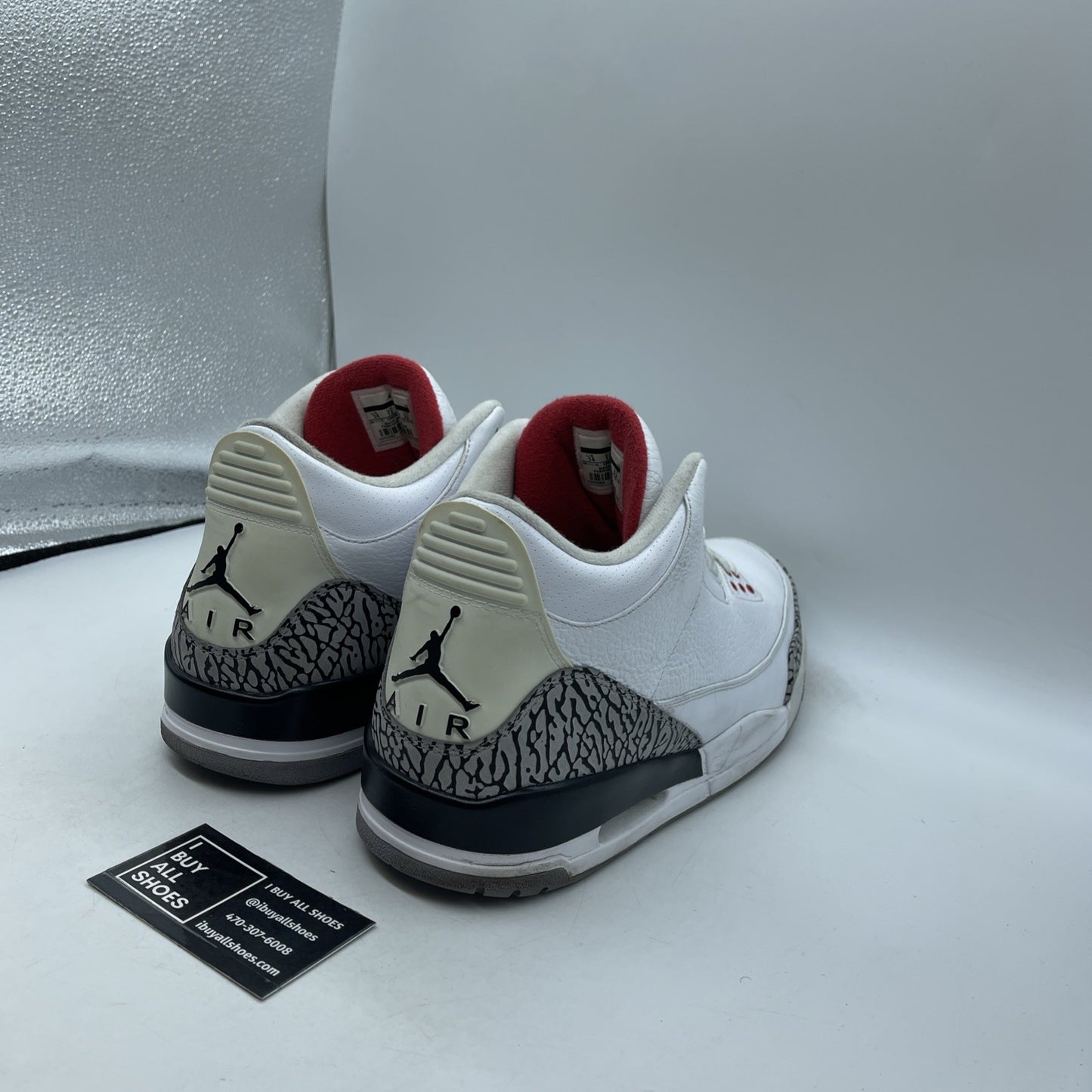Size 14 - Air Jordan 3 Retro White Cement 2011 (136064-105)