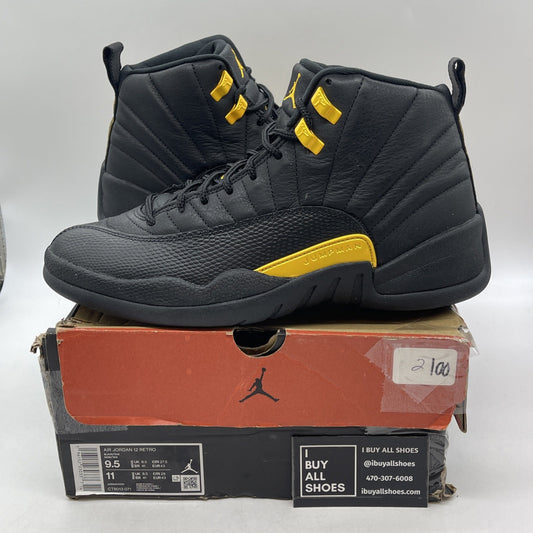 Size 9.5 - Air Jordan 12 Retro Mid Black Taxi (CT8013-071)