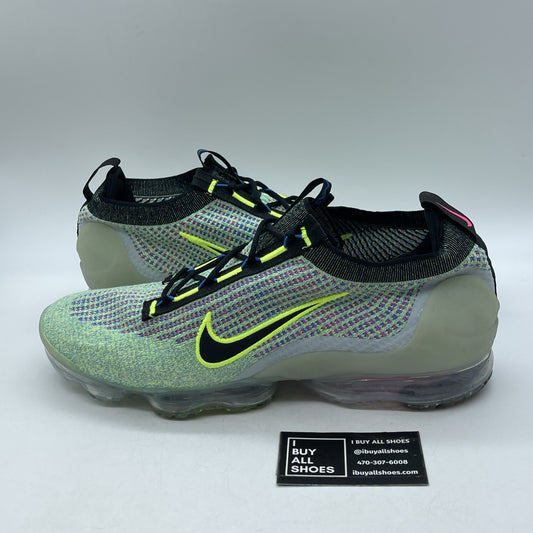 Size 14 - Nike Air VaporMax 2021 Flyknit Next Nature Volt Photo Blue DX3368-700