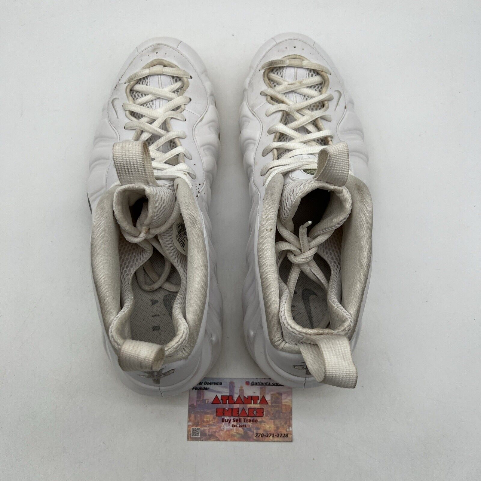Size 13 - Nike Air Foamposite One White-Out (314996-100)