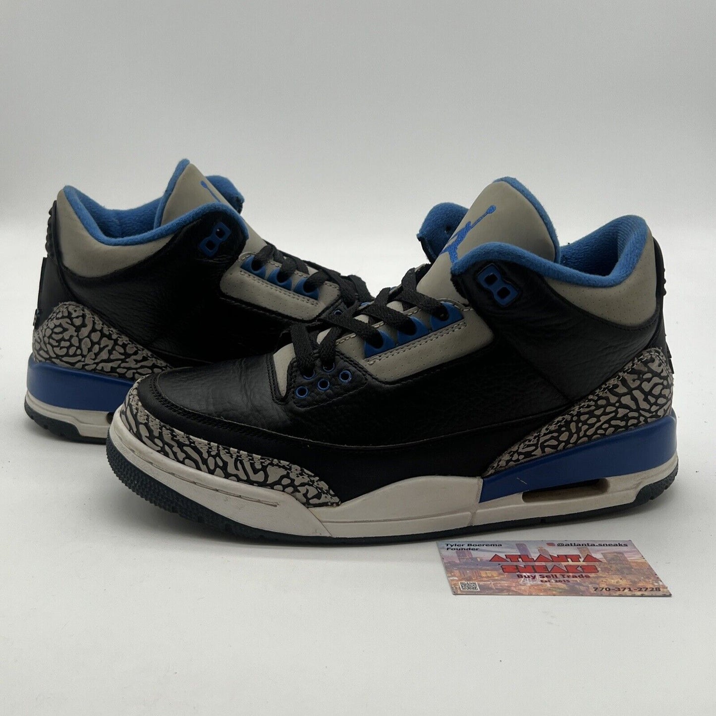 Size 8 - Air Jordan 3 Retro Sport Blue (136064-007)