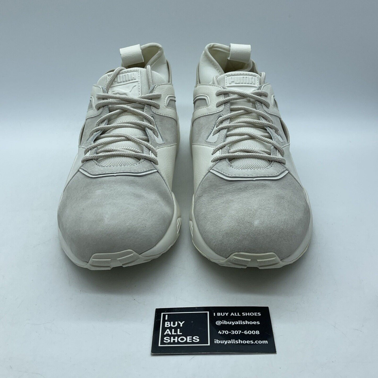 Size 13 - Puma Blaze of Glory Sock Brown Tan Black Suede Leather (362028-02)