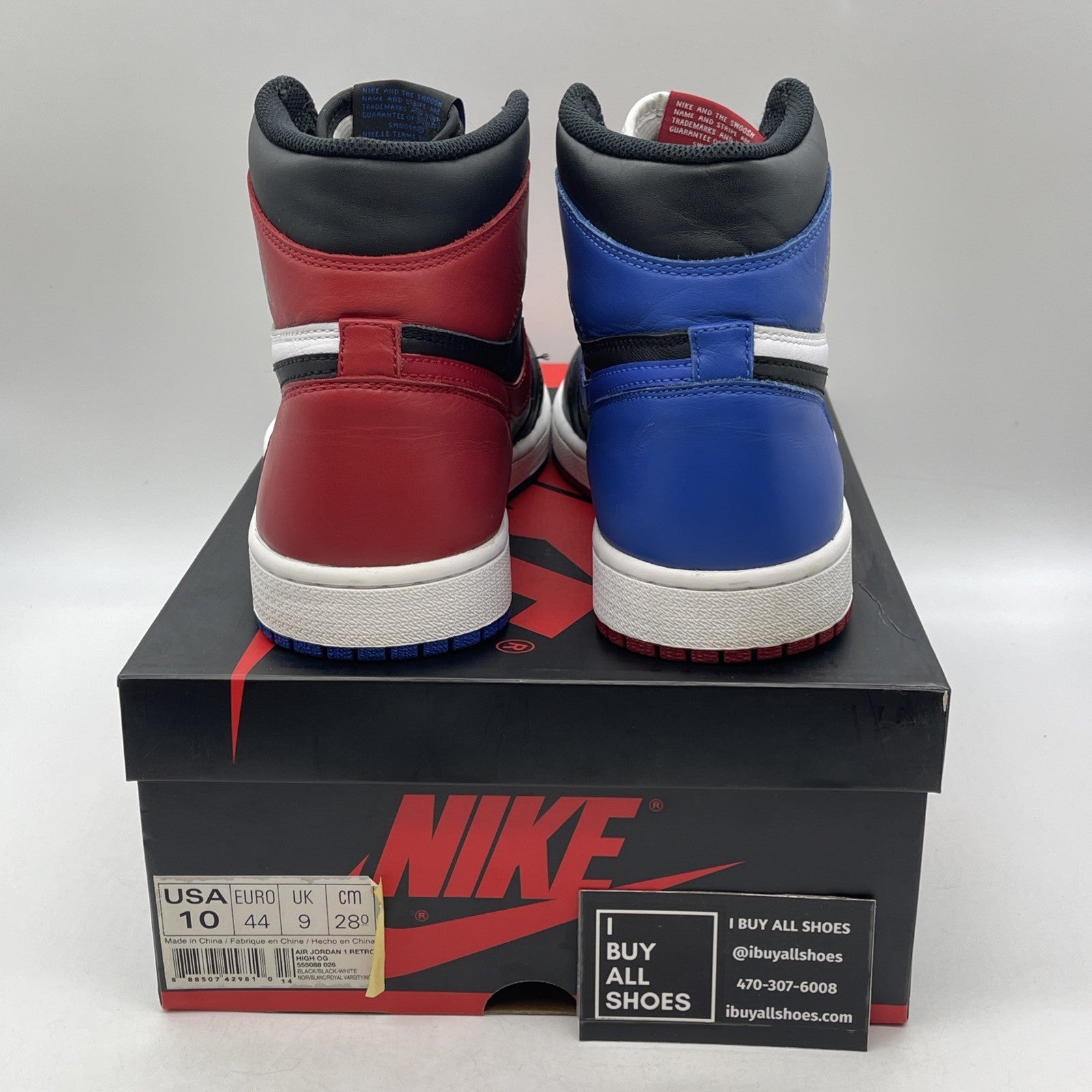 Size 10 - Air Jordan 1 Retro High OG Top 3 2016 (555088-026)
