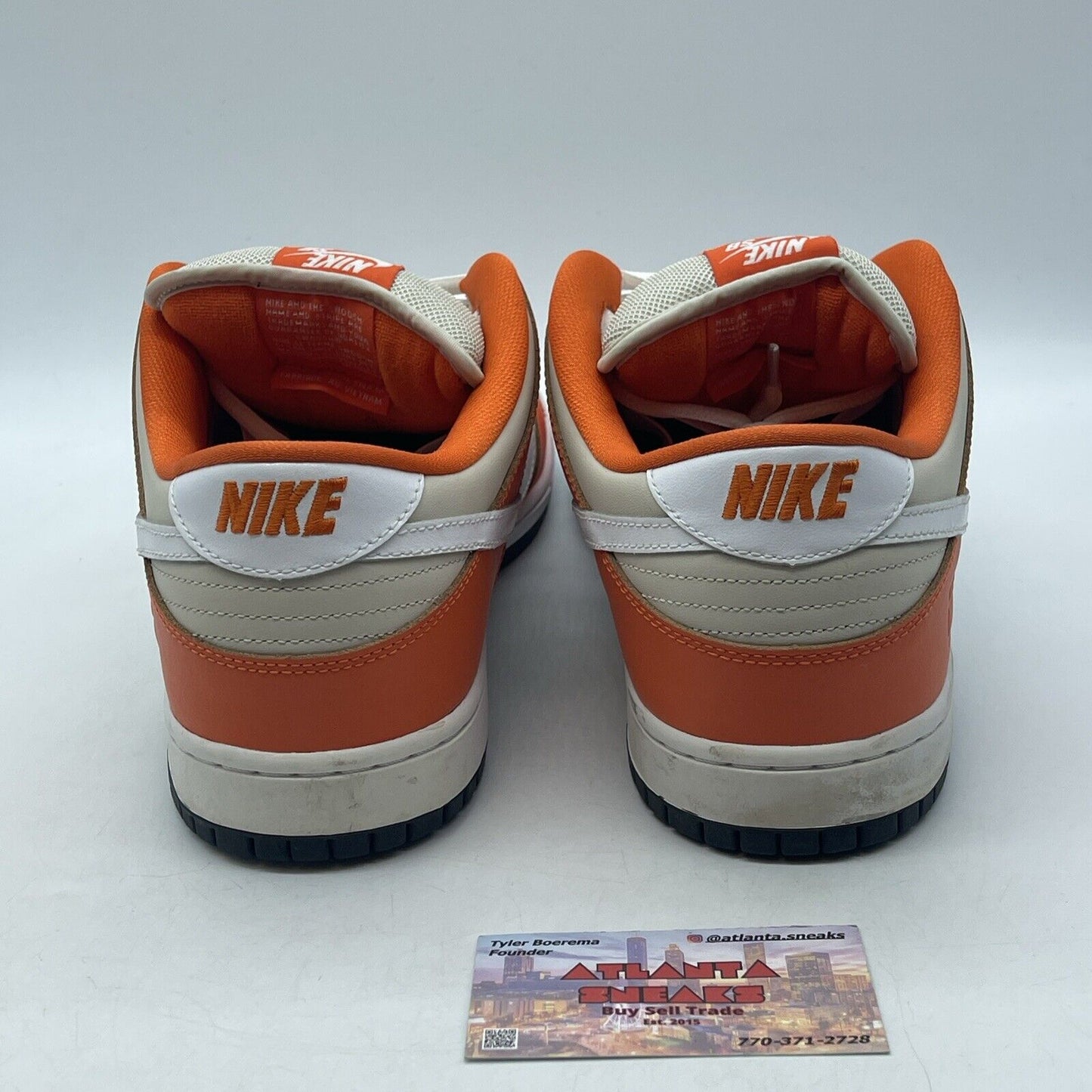 Size 13 - Nike Dunk SB Low Orange Box White Black (313170-811)