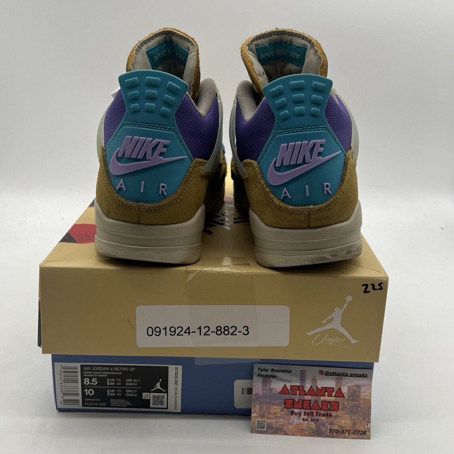 Size 8.5 - Air Jordan 4 Retro SP x Union 30th Anniversary (DJ5718-300)