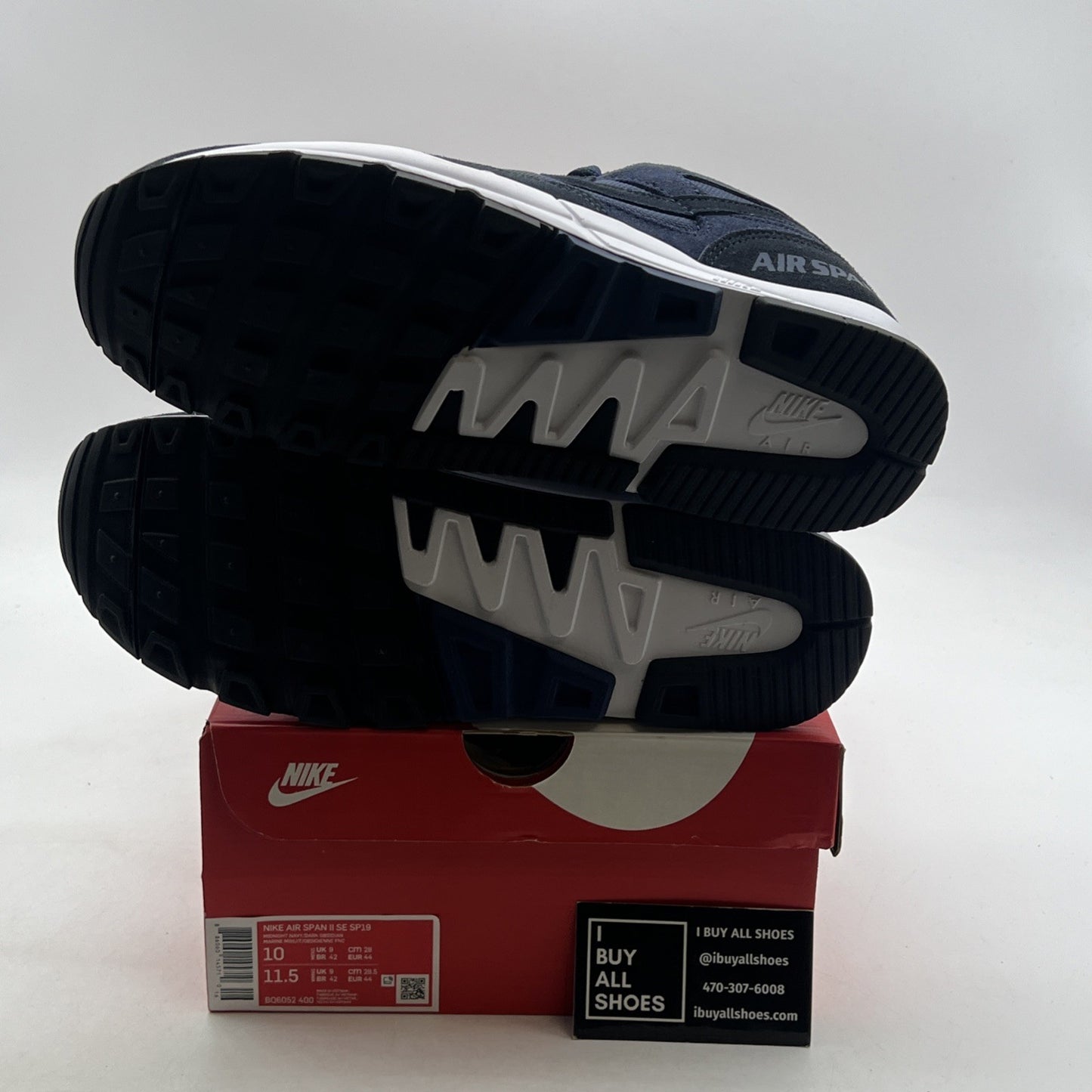 Size 10 - Nike Air Span 2 SE Midnight Navy (BQ6052-400)