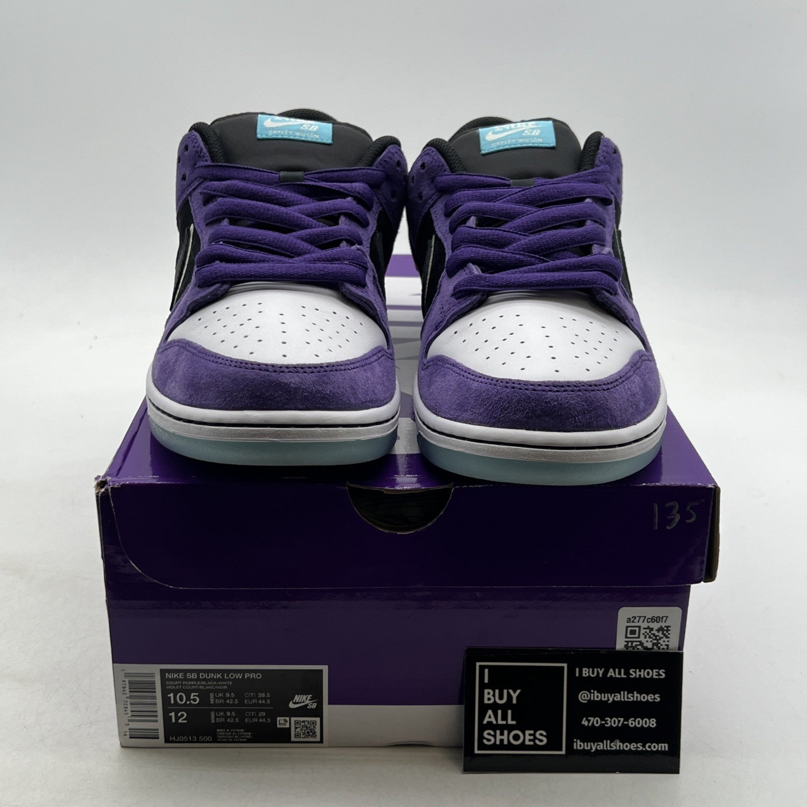 Size 10.5 - Nike Hayley Wilson x Dunk SB Low Court Purple (HJ0513-500)