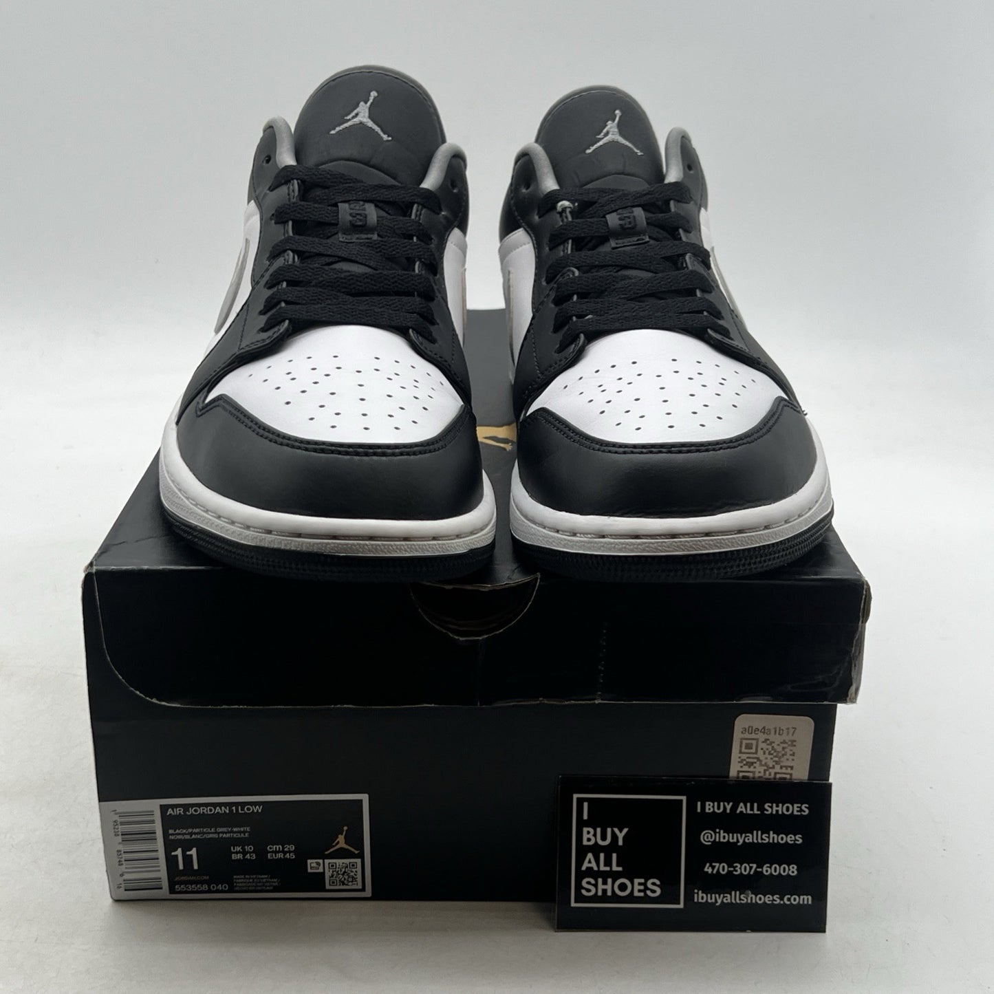Size 11 - Air Jordan 1 Low Shadow Toe (553558-040)
