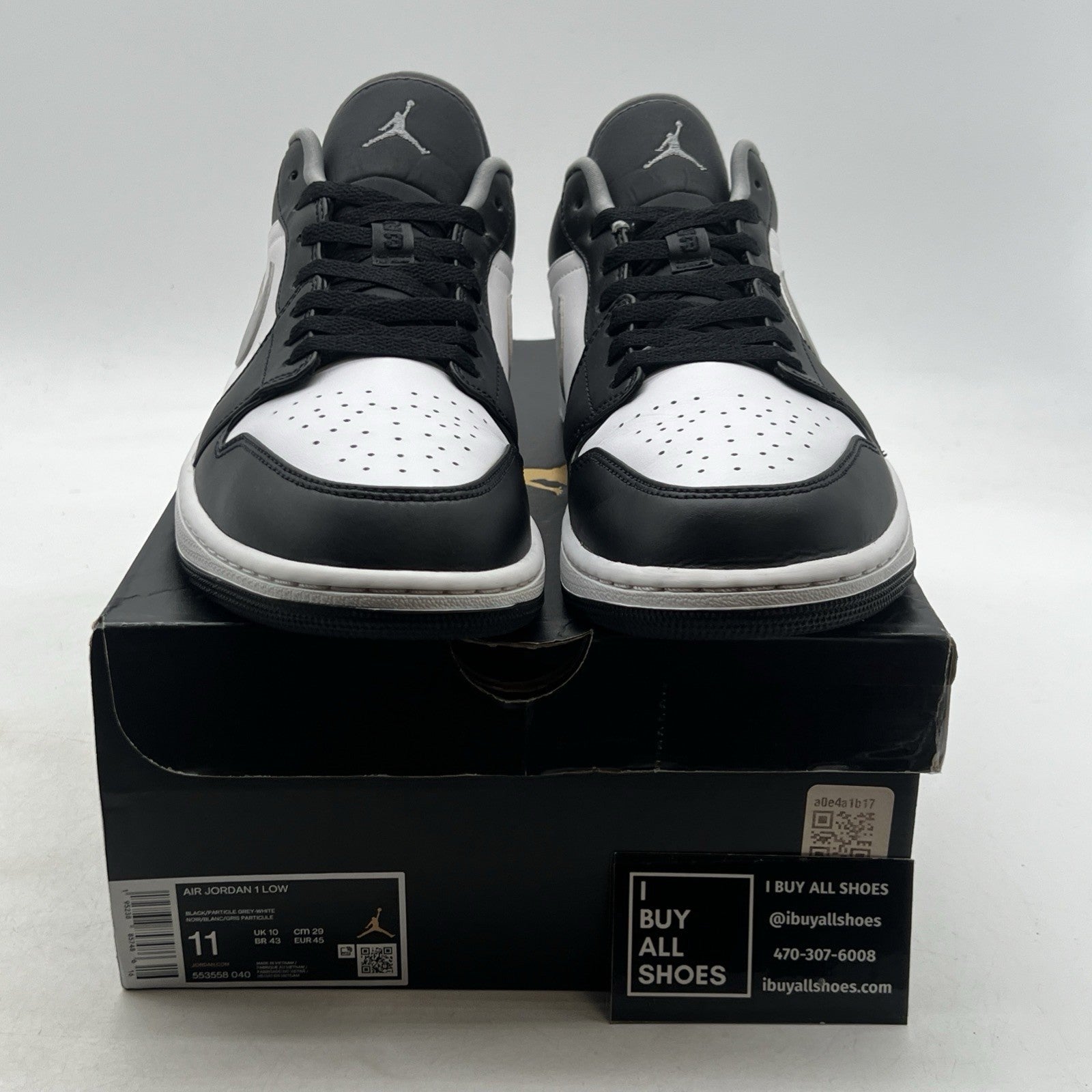 Size 11 - Air Jordan 1 Low Shadow Toe (553558-040)