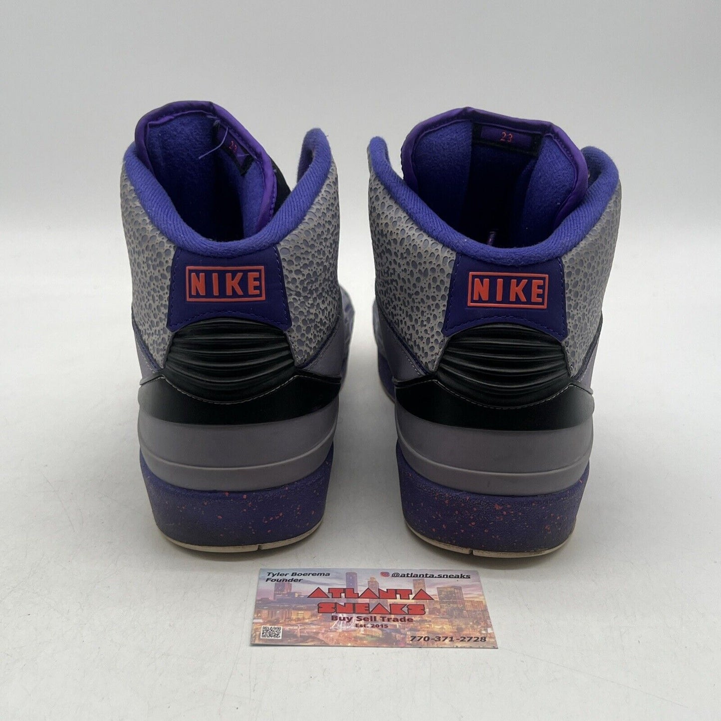 Size 11 - Air Jordan 2 Retro Iron Purple Suede Grey (384475-553)