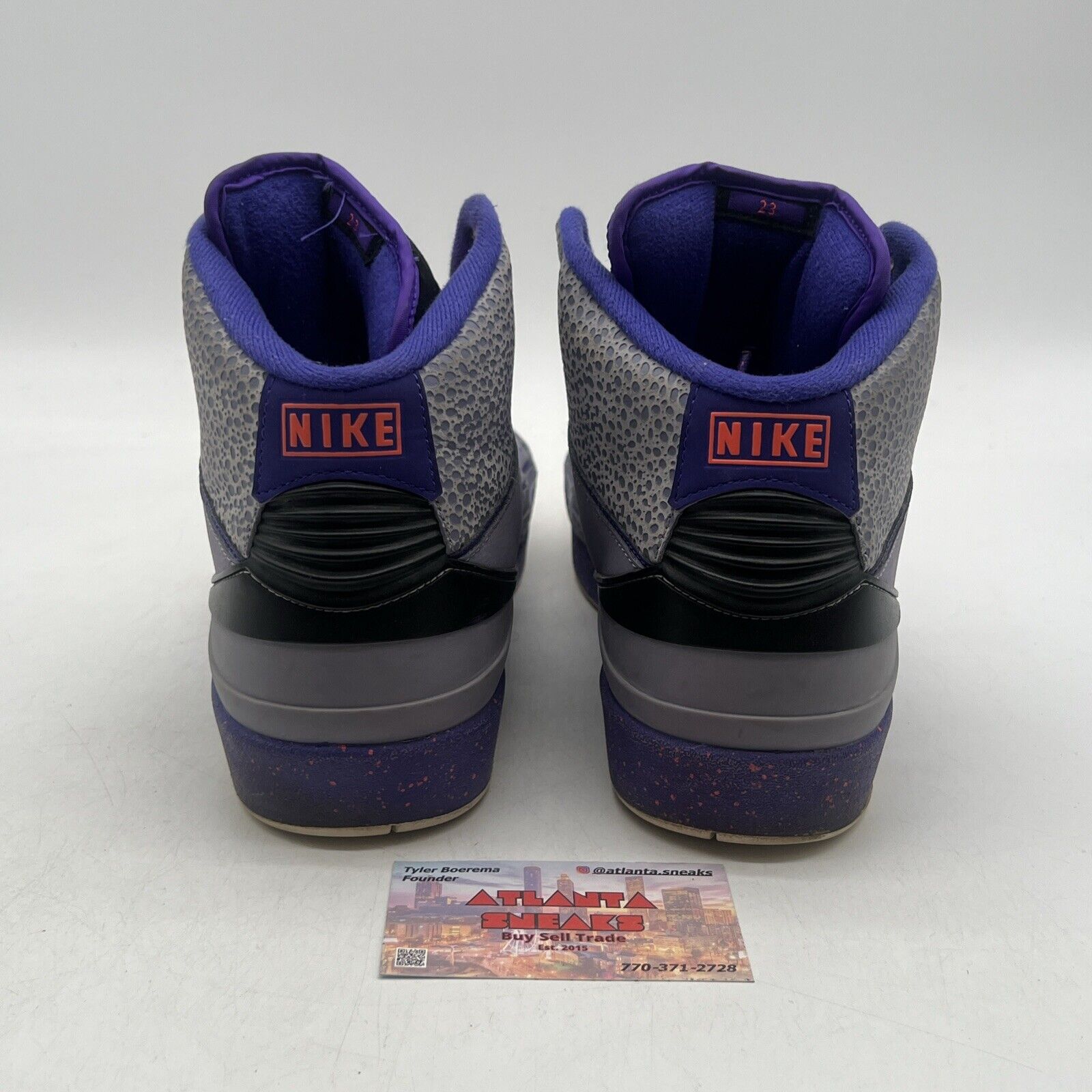 Size 11 - Air Jordan 2 Retro Iron Purple Suede Grey (384475-553)