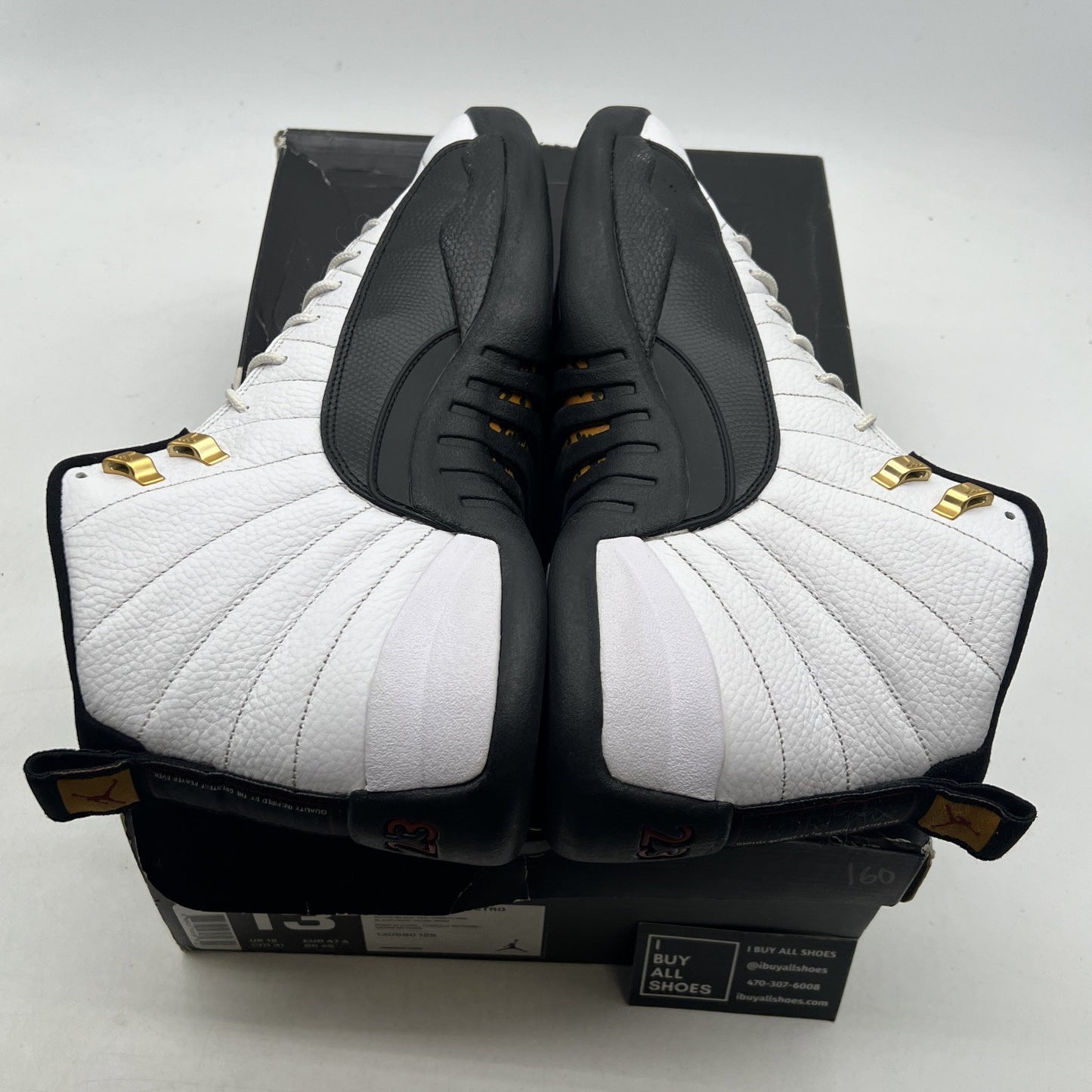 Size 13 - Air Jordan 12 Retro taxi release 2013 (130690-125)
