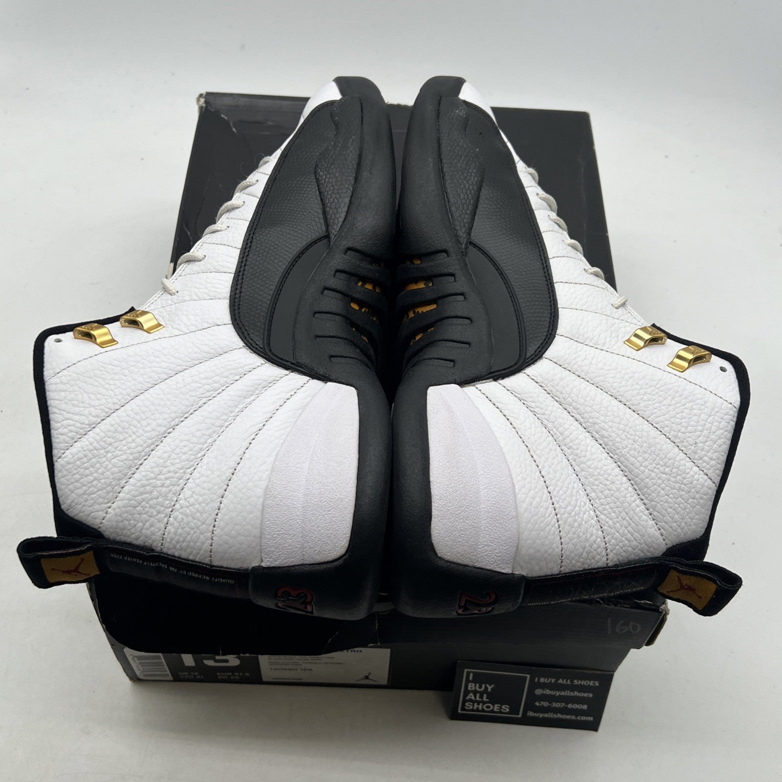 Size 13 - Air Jordan 12 Retro taxi release 2013 (130690-125)