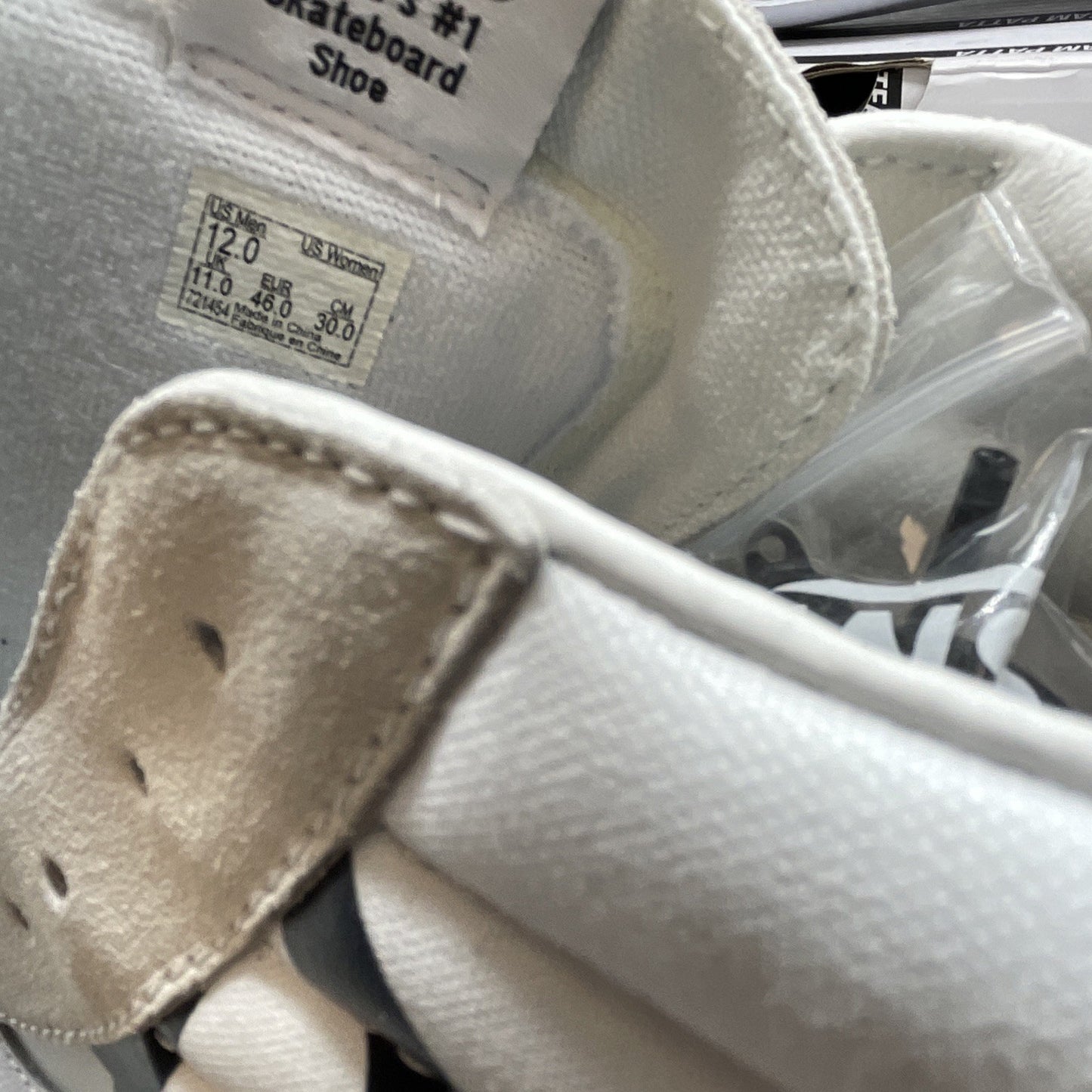 Size 12 - VANS x Patta Sk8-Hi Canvas Mean Eyed Cat White (VN0ABVH5WW)