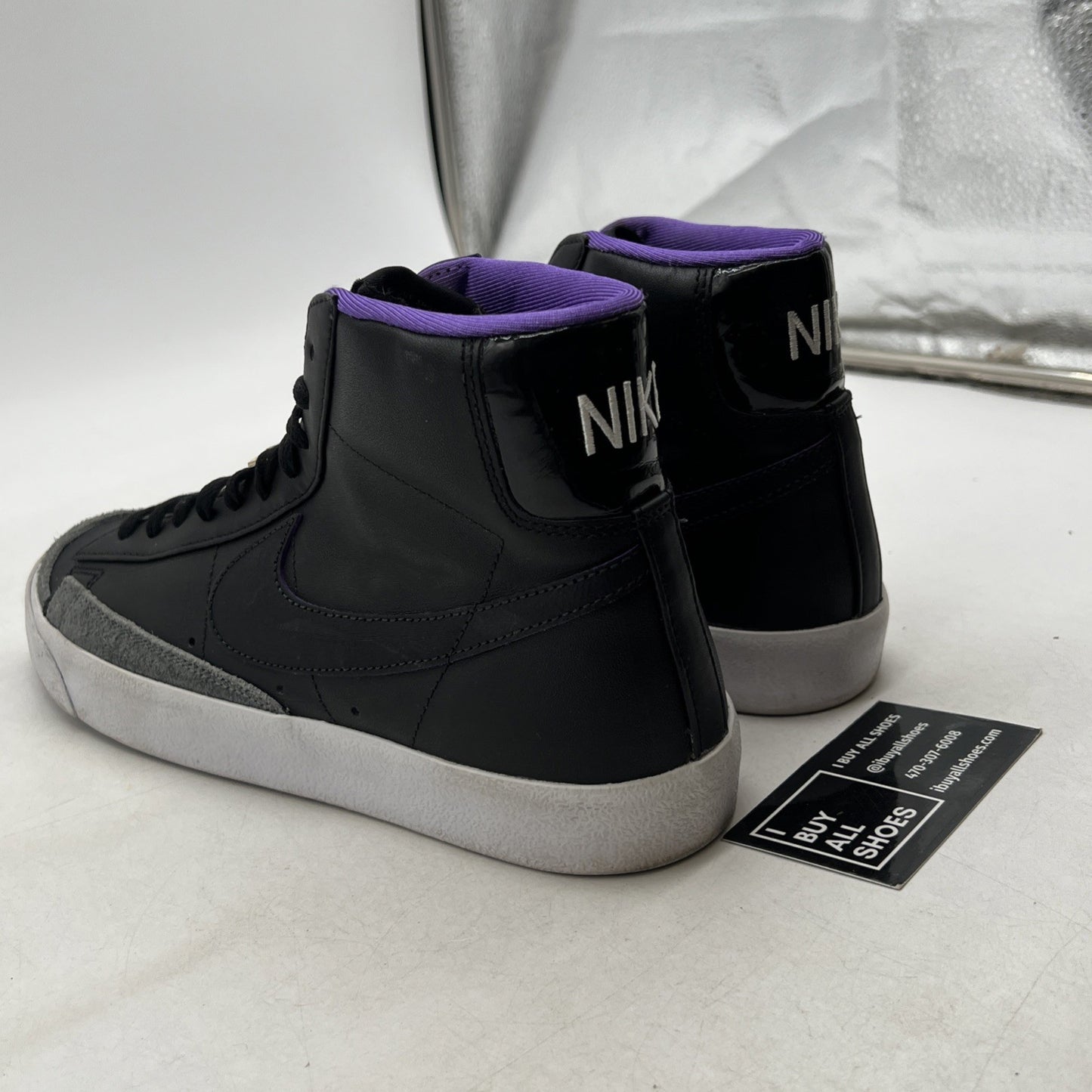 Size 9.5 - Nike Blazer '77 EMB Mid World Champ - Black (DQ8767-001)