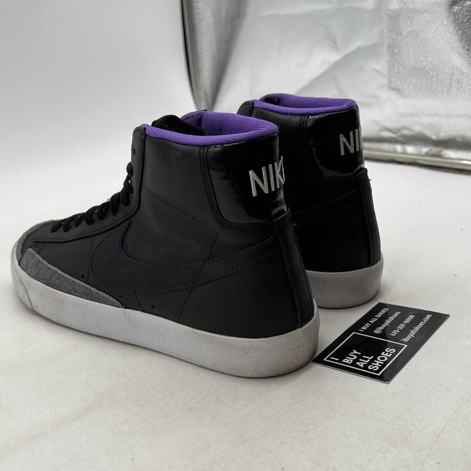 Size 9.5 - Nike Blazer '77 EMB Mid World Champ - Black (DQ8767-001)