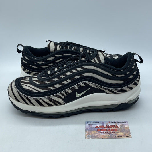 Size 11 - Nike Air Max 97 Golf NRG Zebra Black White Suede Leather (DH1313-001)