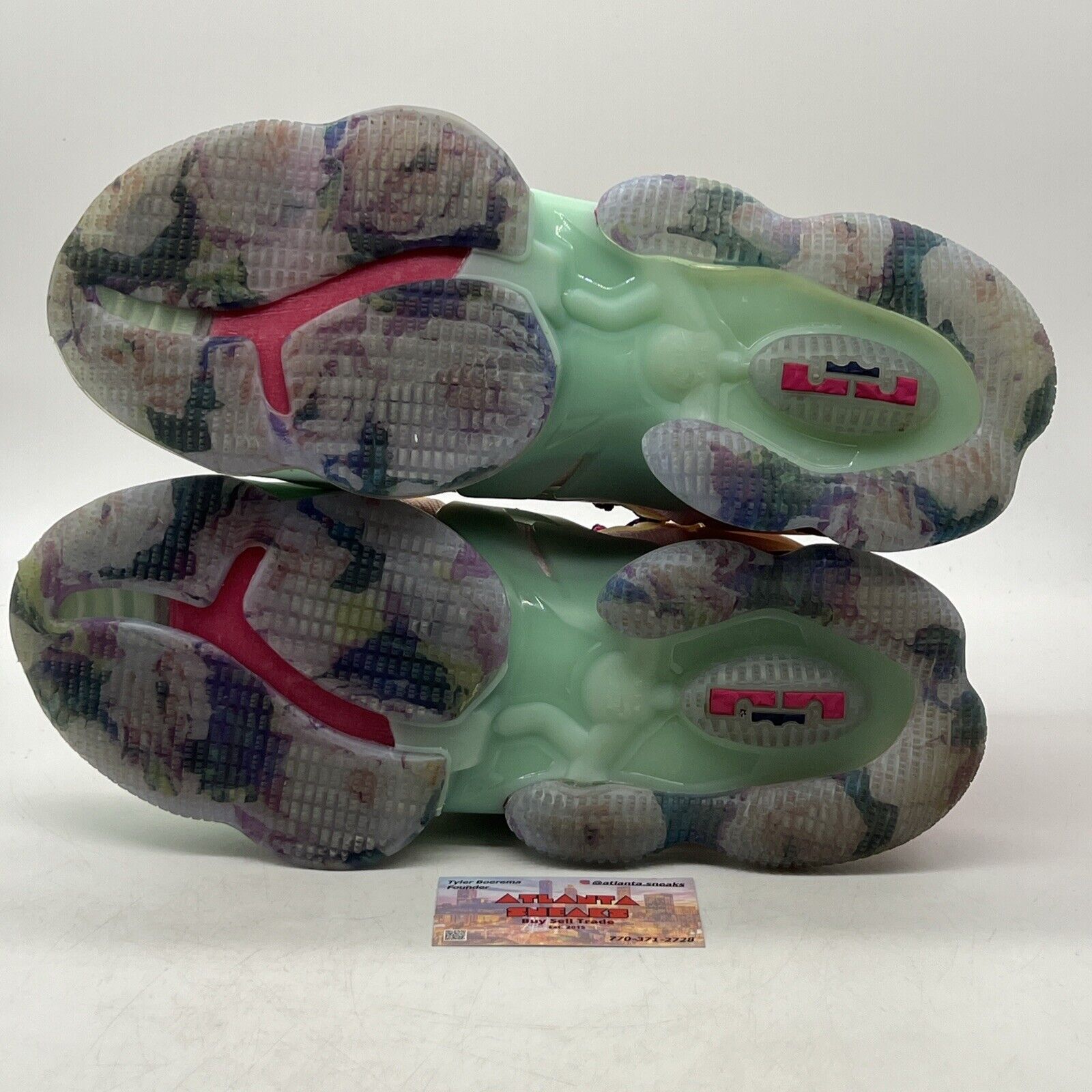 Size 13 - Nike LeBron 19 EP Valentine's Day Mint Purple Pink Blue (DH8459-900)