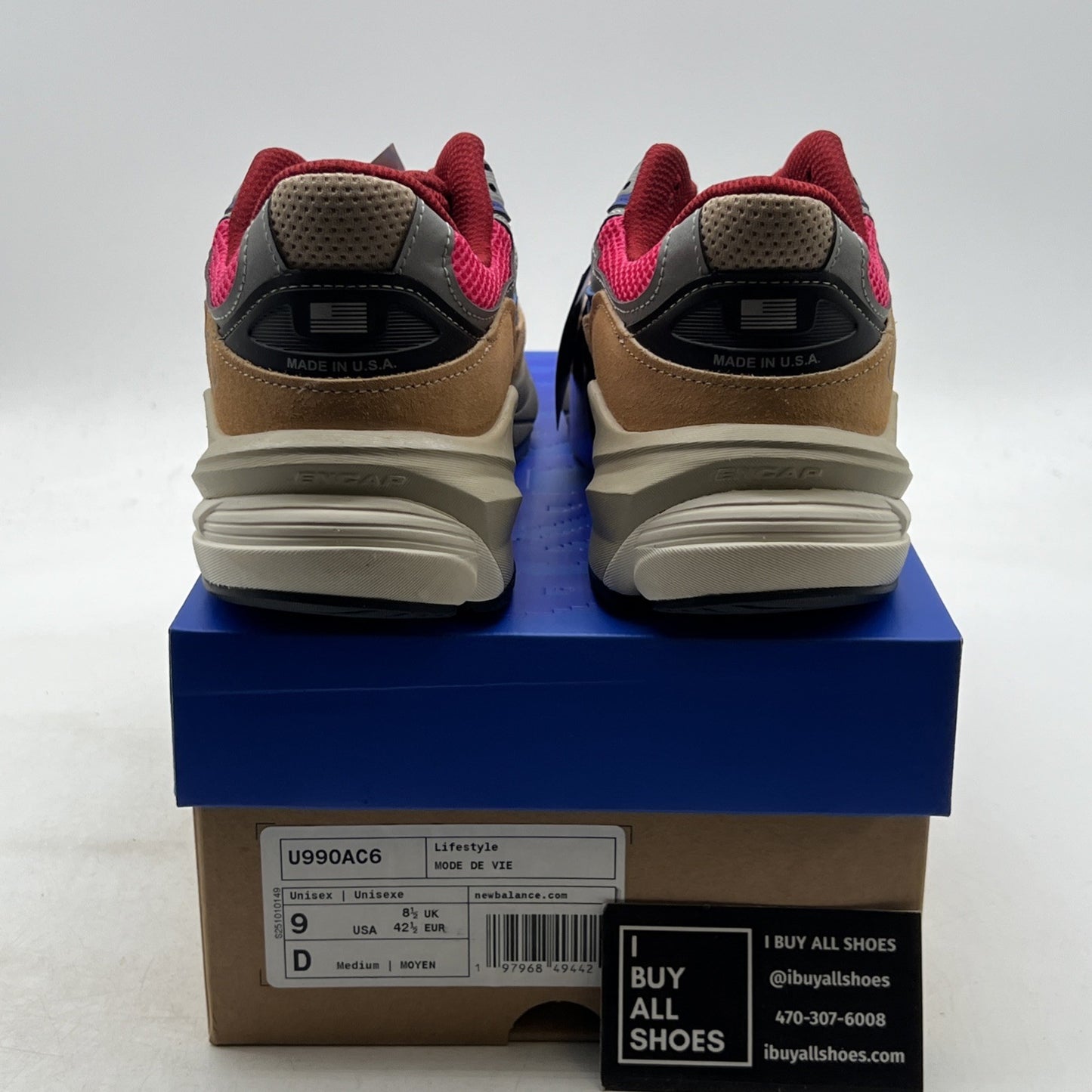 Size 9 - New Balance Action Bronson x 990v6 Made in USA Amazõnia (U990AC6)