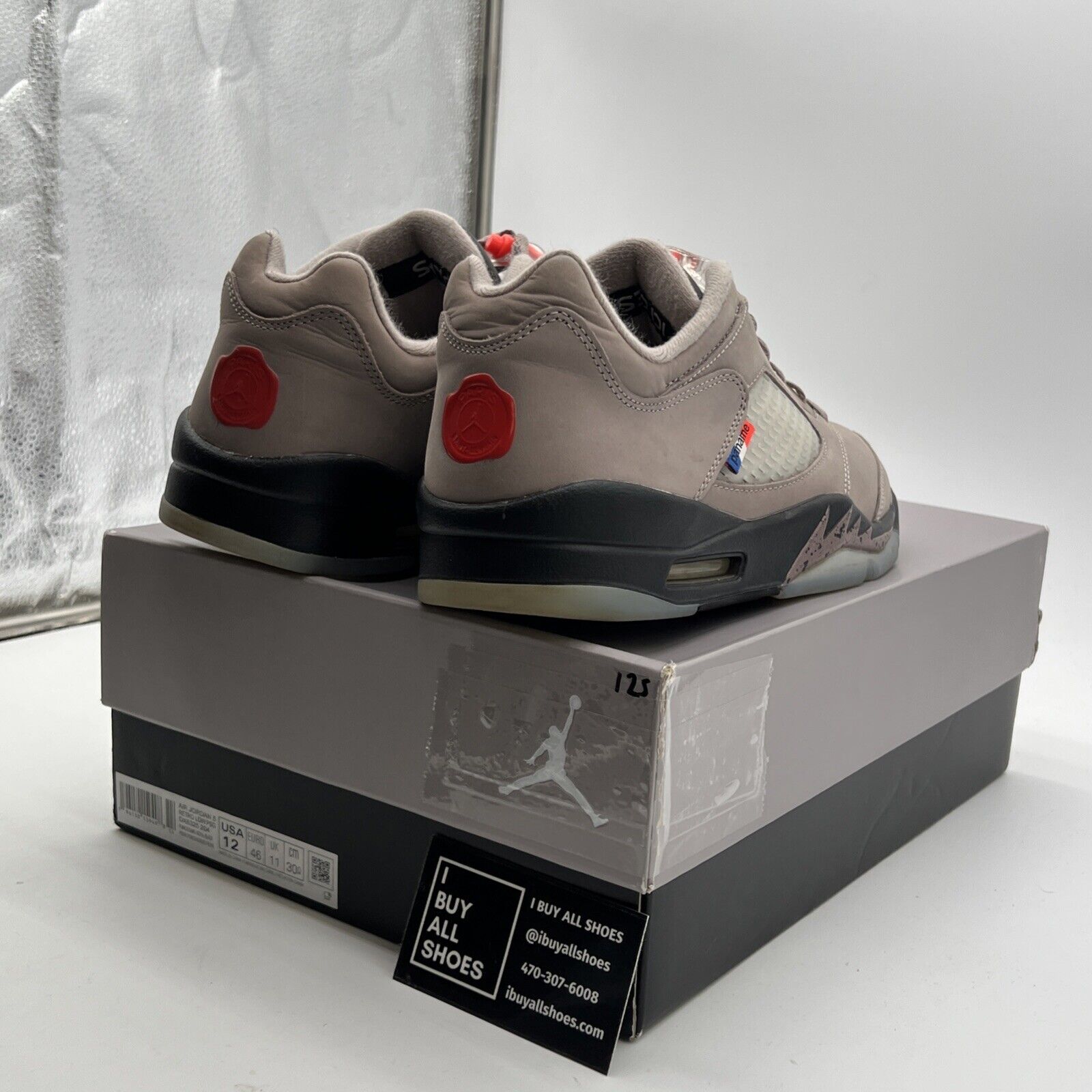 Size 12 - Paris Saint-Germain x Air Jordan 5 Retro Low Paname (DX6325-204)