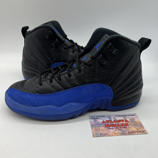 Size 6.5 - Air Jordan 12 Retro Game Royal Black Blue Leather (153265-014)