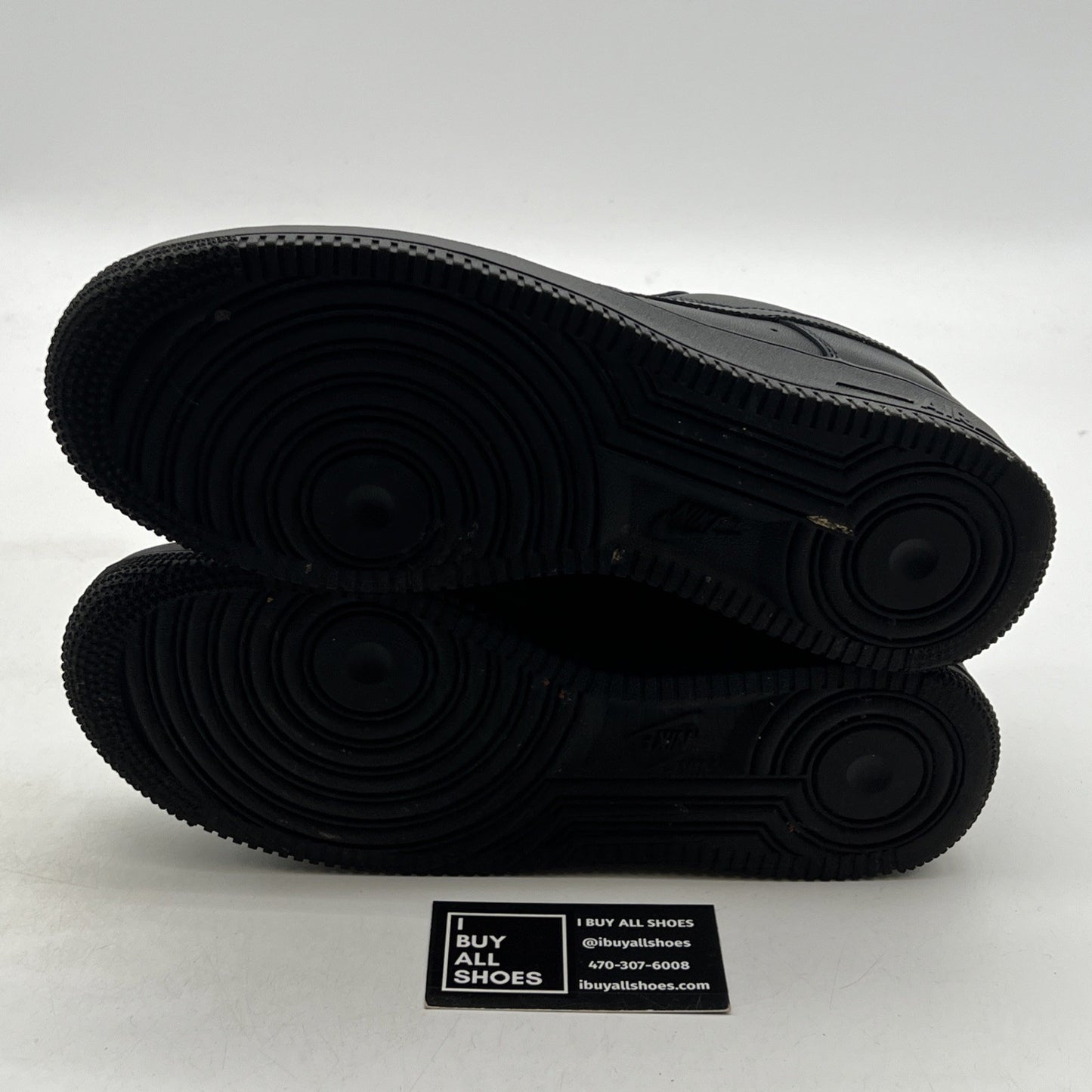 Size 9.5 - Nike Air Force 1 '07 Low Triple Black (CW2288-001)