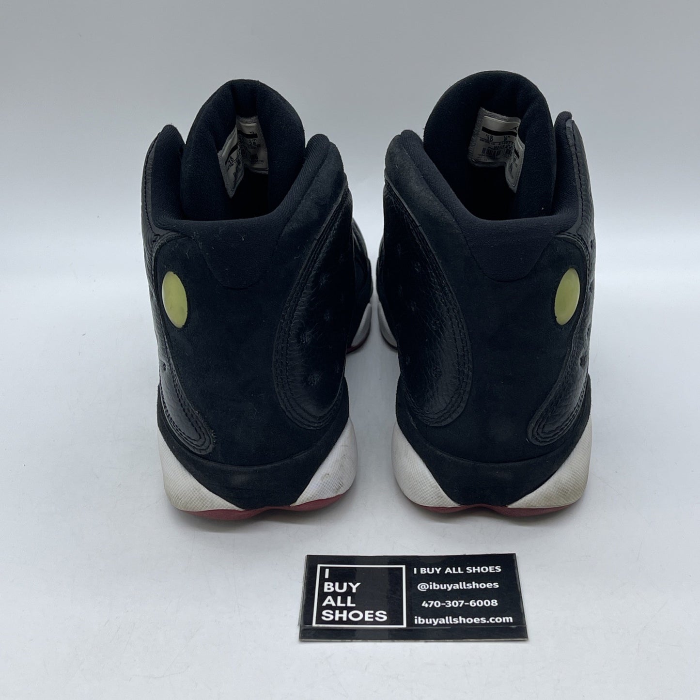 Size 10 - Air Jordan 13 Retro 2011 Playoff Black Suede Leather (414571-001)
