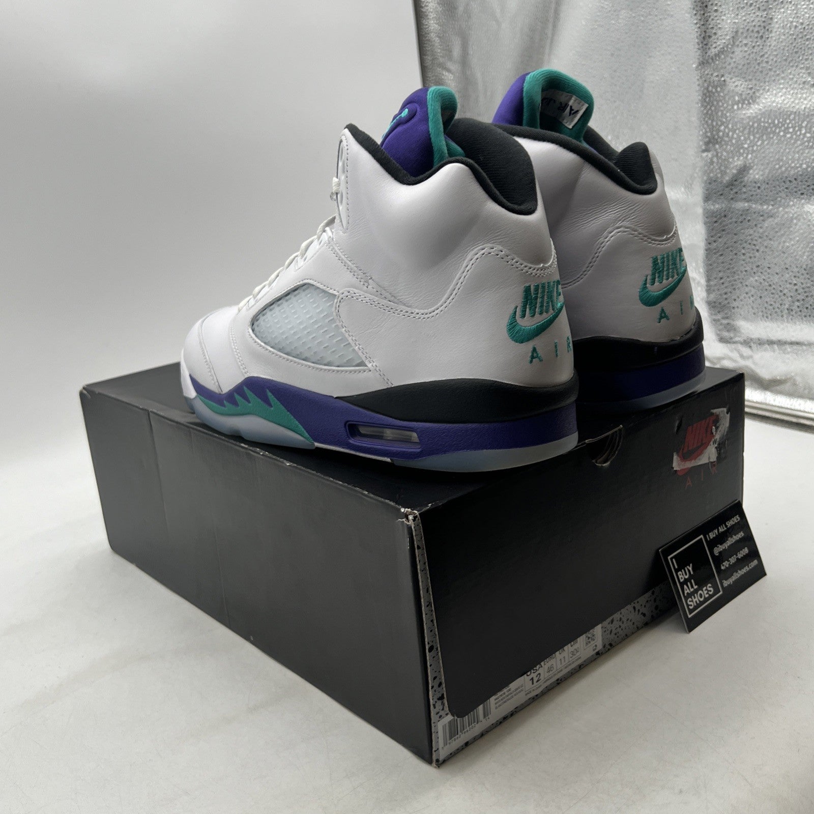 Size 12 - Air Jordan 5 Retro Grape 2013 (HQ7978-100)