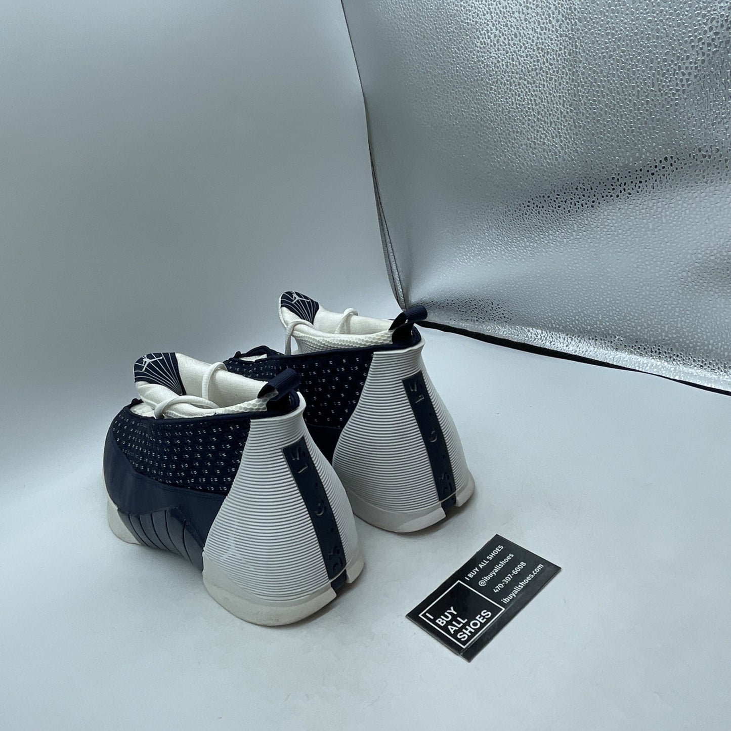 Size 13 - Air Jordan 15 Retro 2017 Obsidian (881429-400)