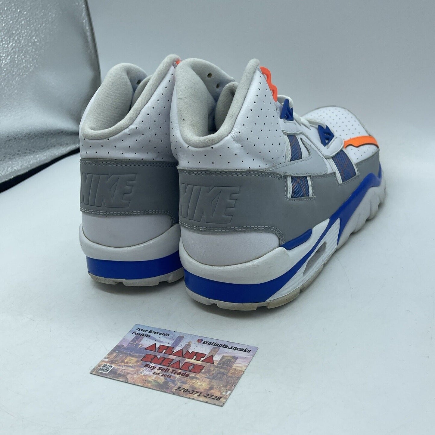 Size 10.5 - Nike Air Trainer SC High Reverse Auburn Leather Suede (302346-122)