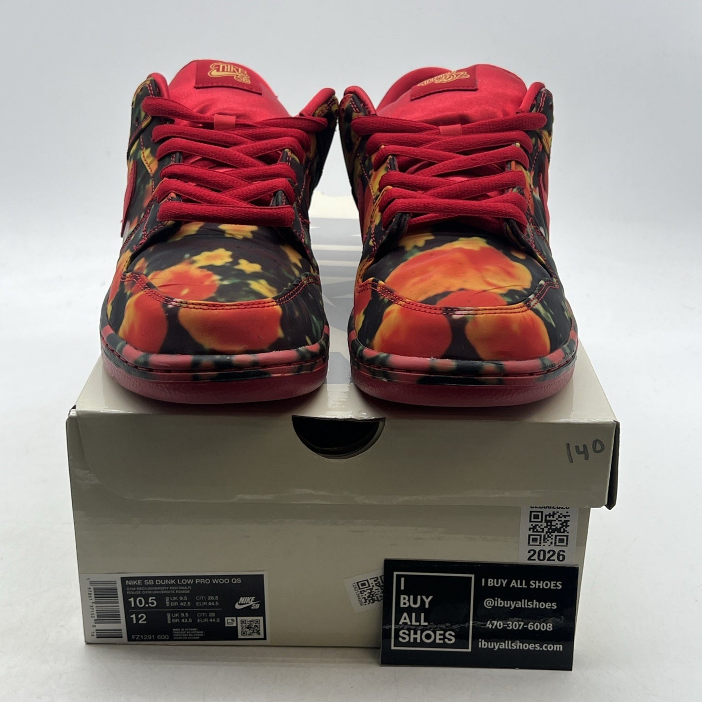 Size 10.5 - Nike The Wizard of Oz x Dunk SB Low Poppy Field (FZ1291-600)