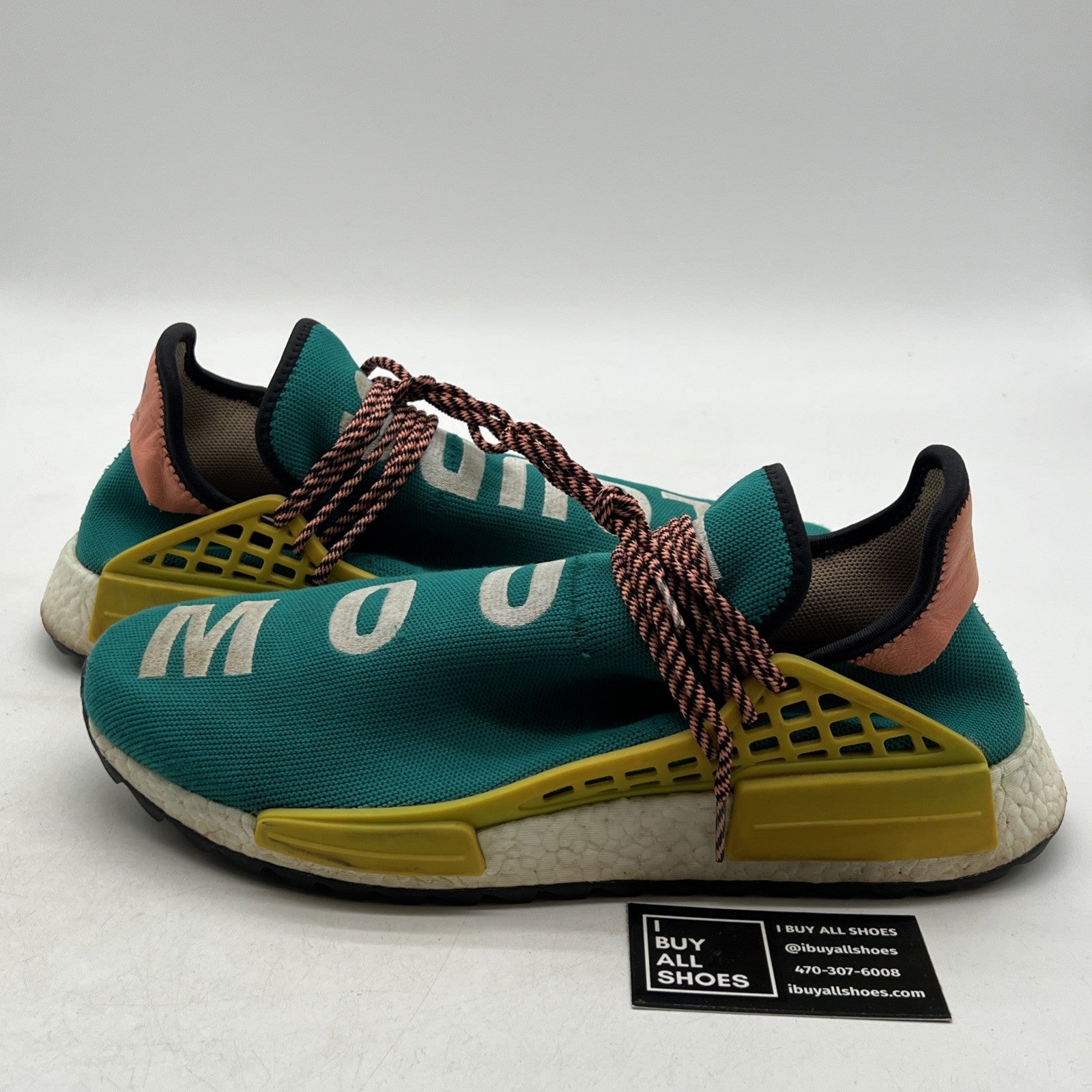Size 13 - adidas Pharrell x NMD Human Race Trail Sun Glow (AC7188)