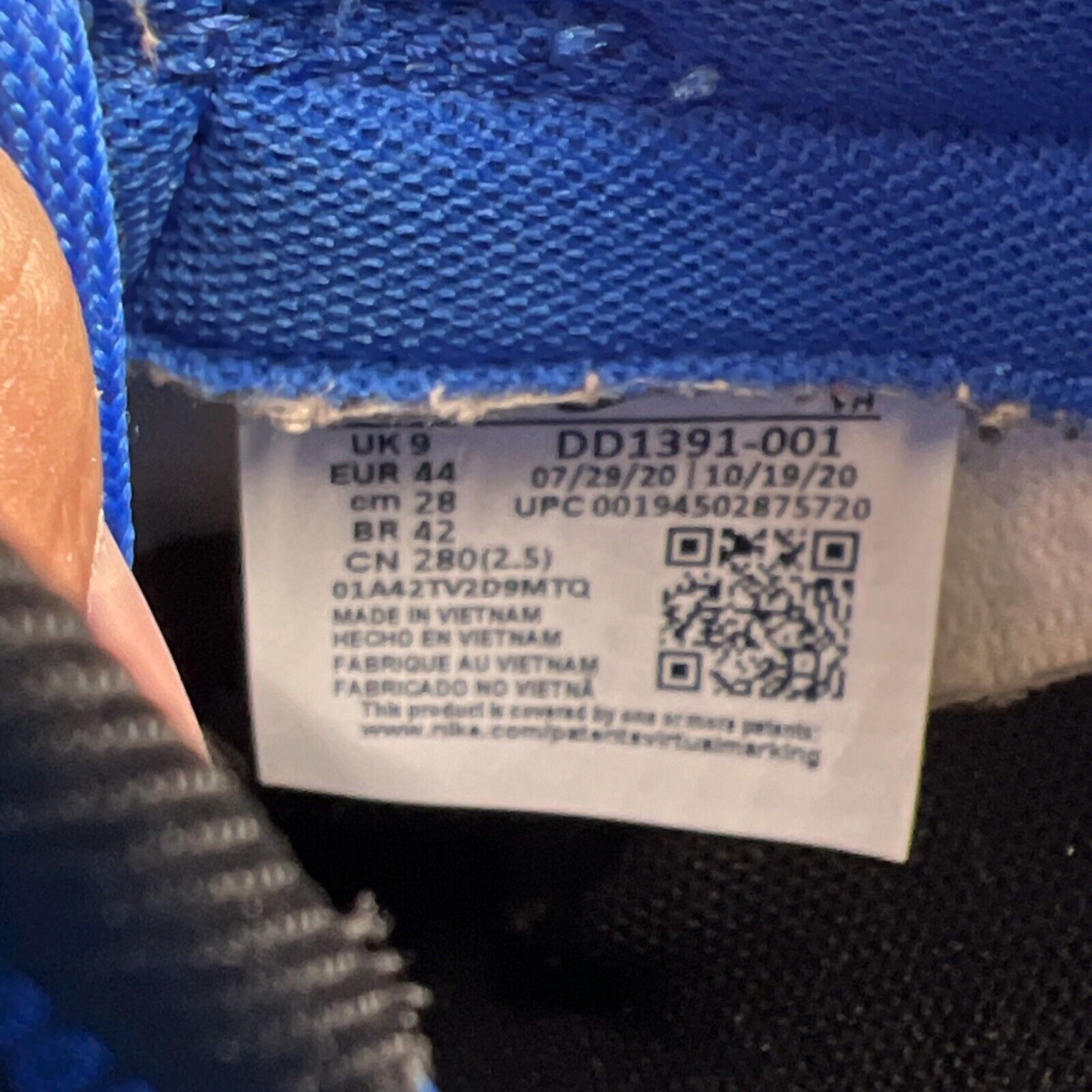 Size 10 - Nike Dunk Low Hyper Cobalt (DD1391-001)