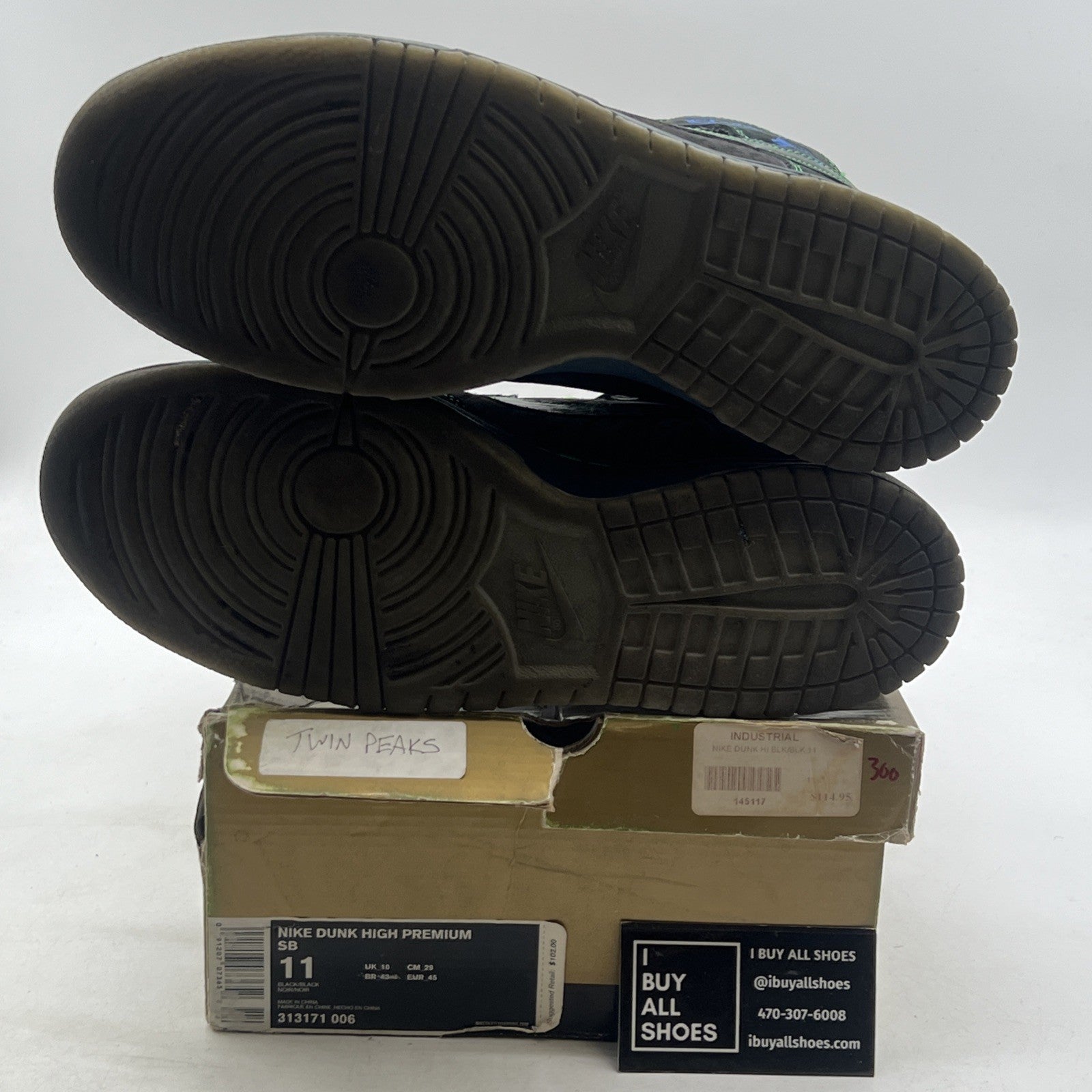 Size 11 - Nike Dunk Premium SB High Twin Peaks (313171-006)