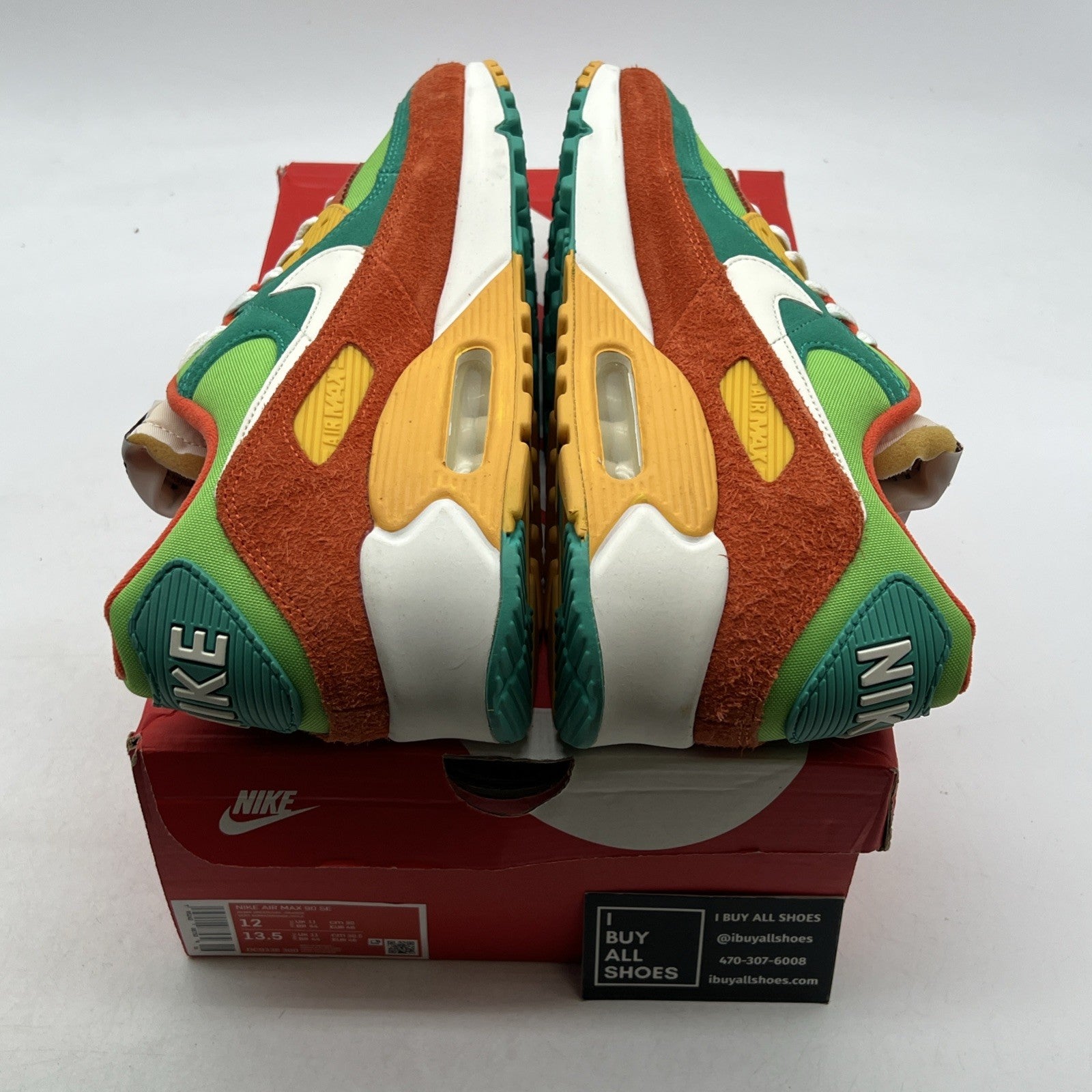 Size 12 - Nike Air Max 90 SE Roma Green Running Club (DC9336-300)